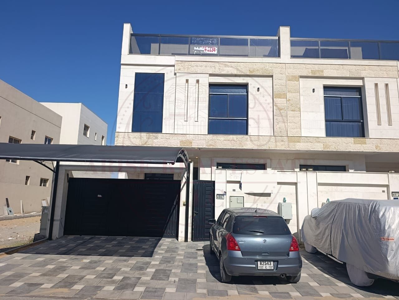 Luxury Brand New 6BR Villa with Majlis & Maid Room — Al Zahiya — AED 120,000