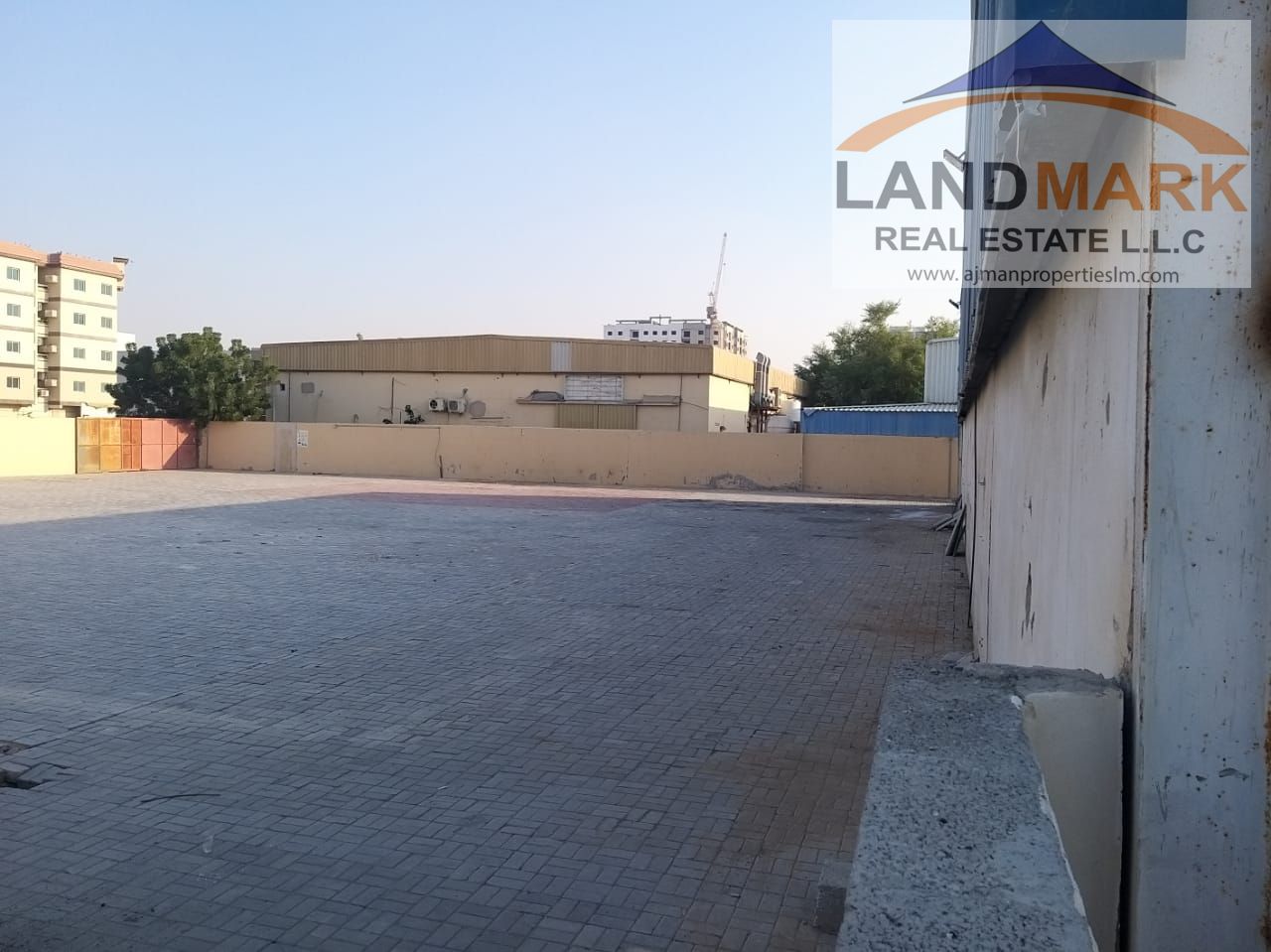 Open Land For Rent with Boundary Wall and Inter Lock In Al Jurf 2 Ajman