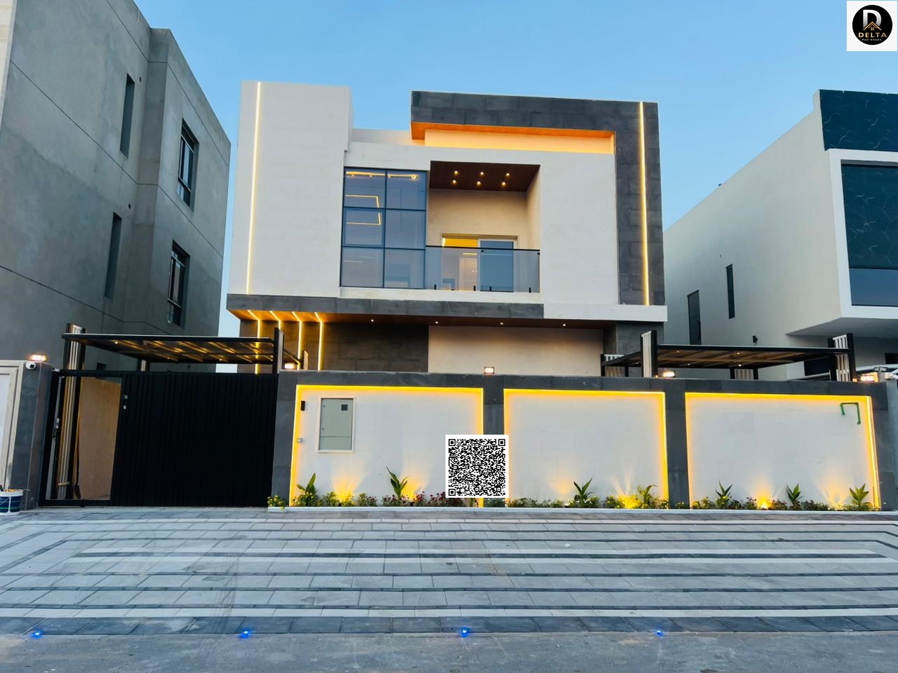 For sale: A villa with high-end finishes, near the mosque, including registration fees, opposite the Azha project. Seize this once-in-a-lifetime oppor