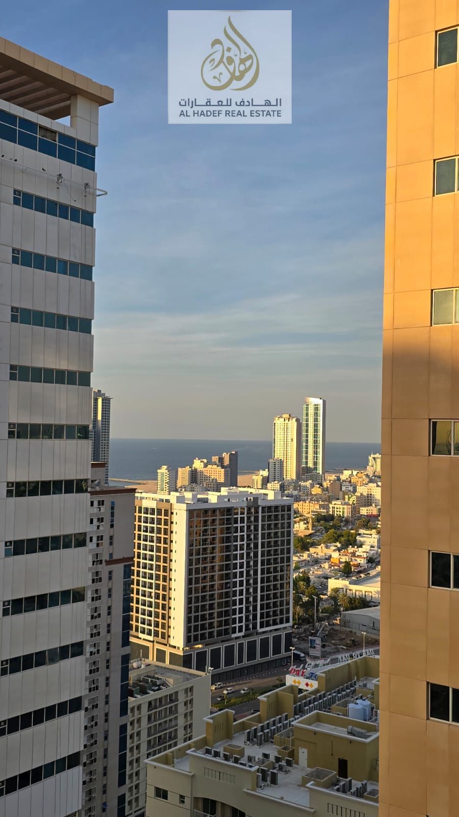 Two bedrooms, a living room, a bathroom, a laundry room, and built-in wardrobes. This is one of the largest apartments in Ajman, and private parking i