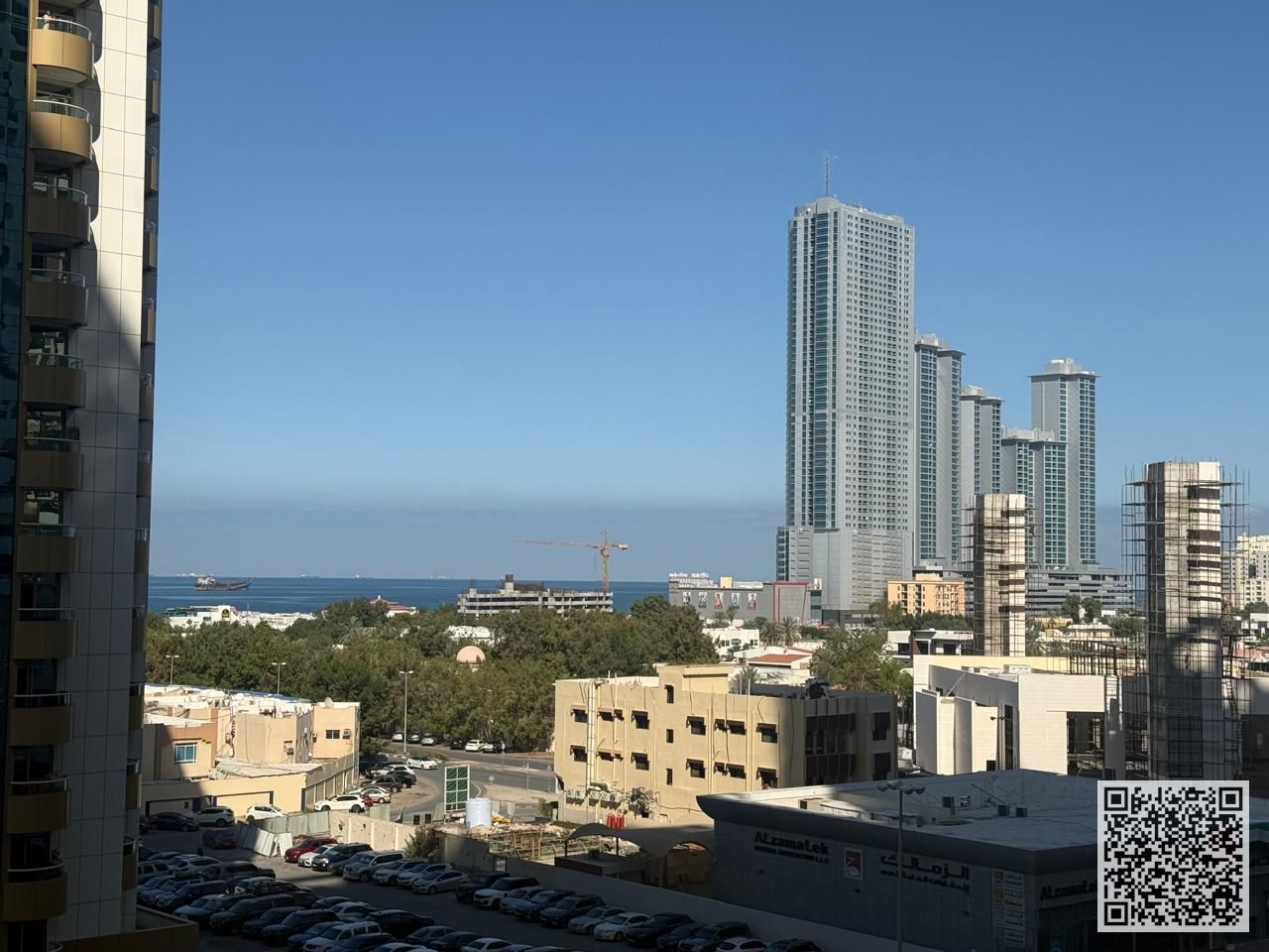 Luxury apartment for monthly rent, one bedroom and a hall with an open view, fully furnished with elegant furniture and a fully equipped kitchen