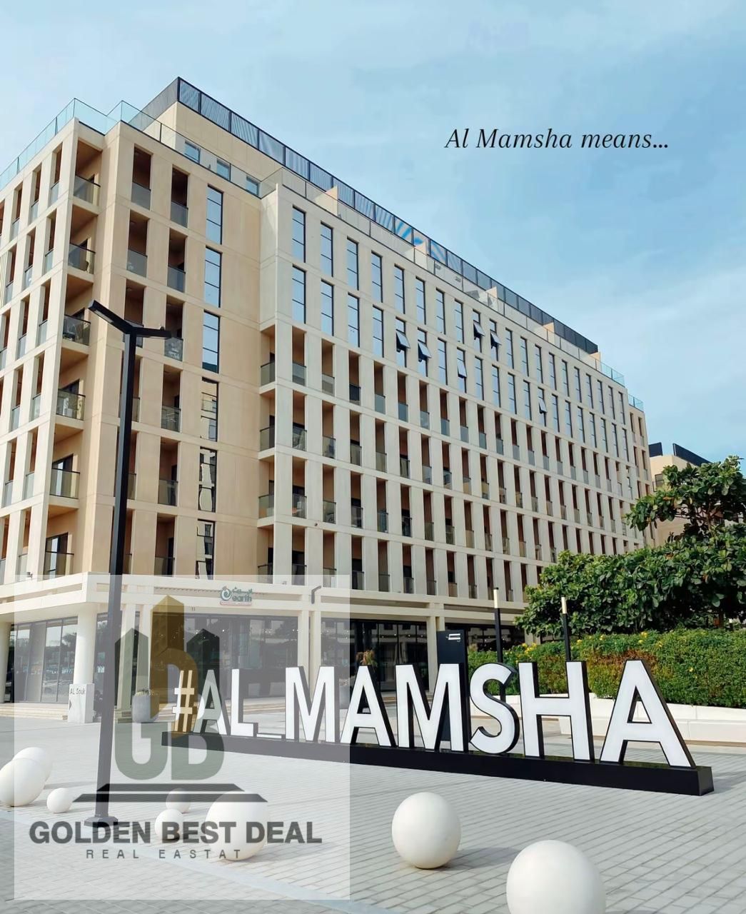 Studio for sale & ALMamsha Sharjah@ Ready to move
