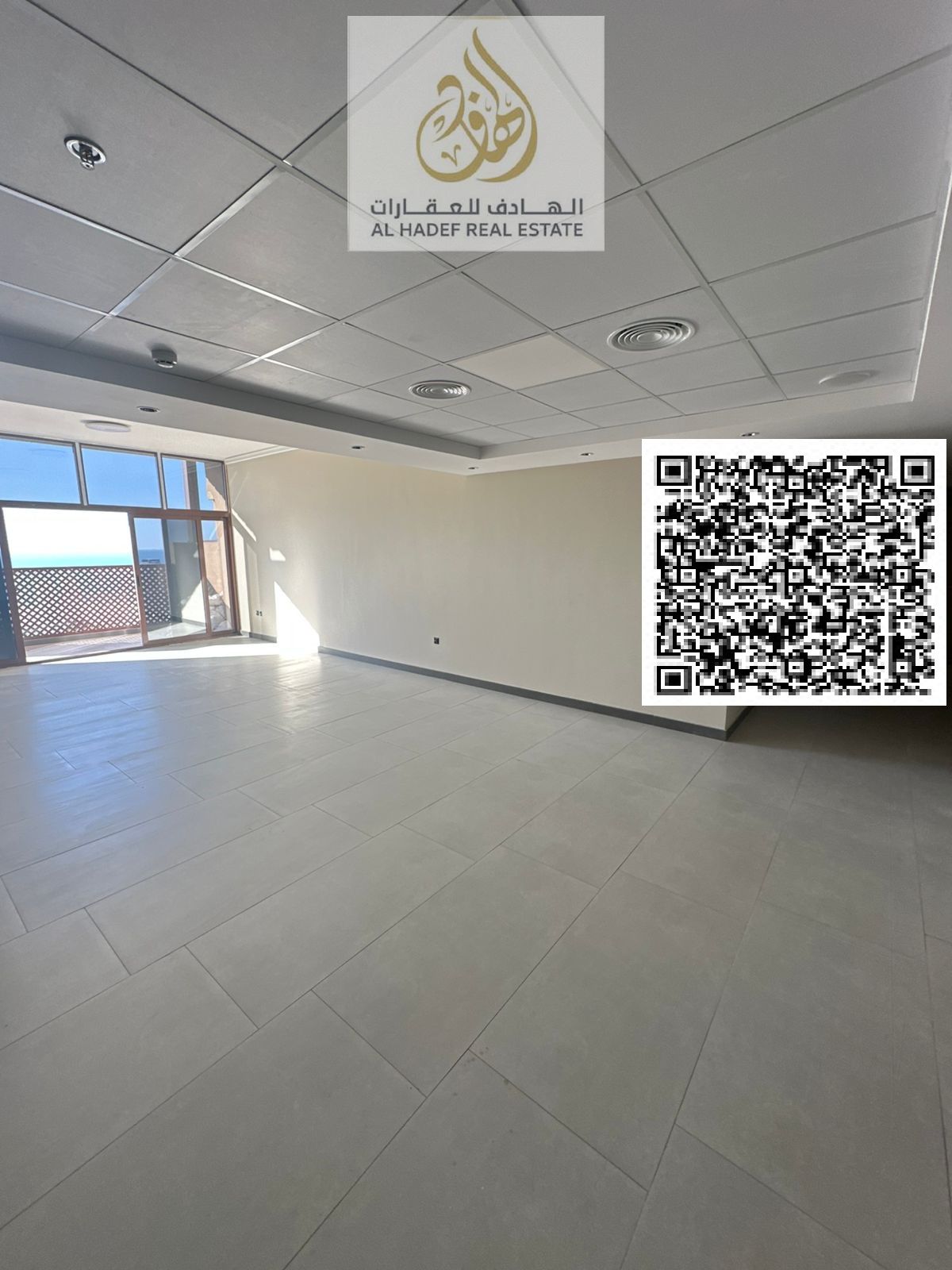 3 bedrooms and a living room with 4 bathrooms and 4 balconies with excellent views, built-in wardrobes, private parking, laundry room, and maid's room