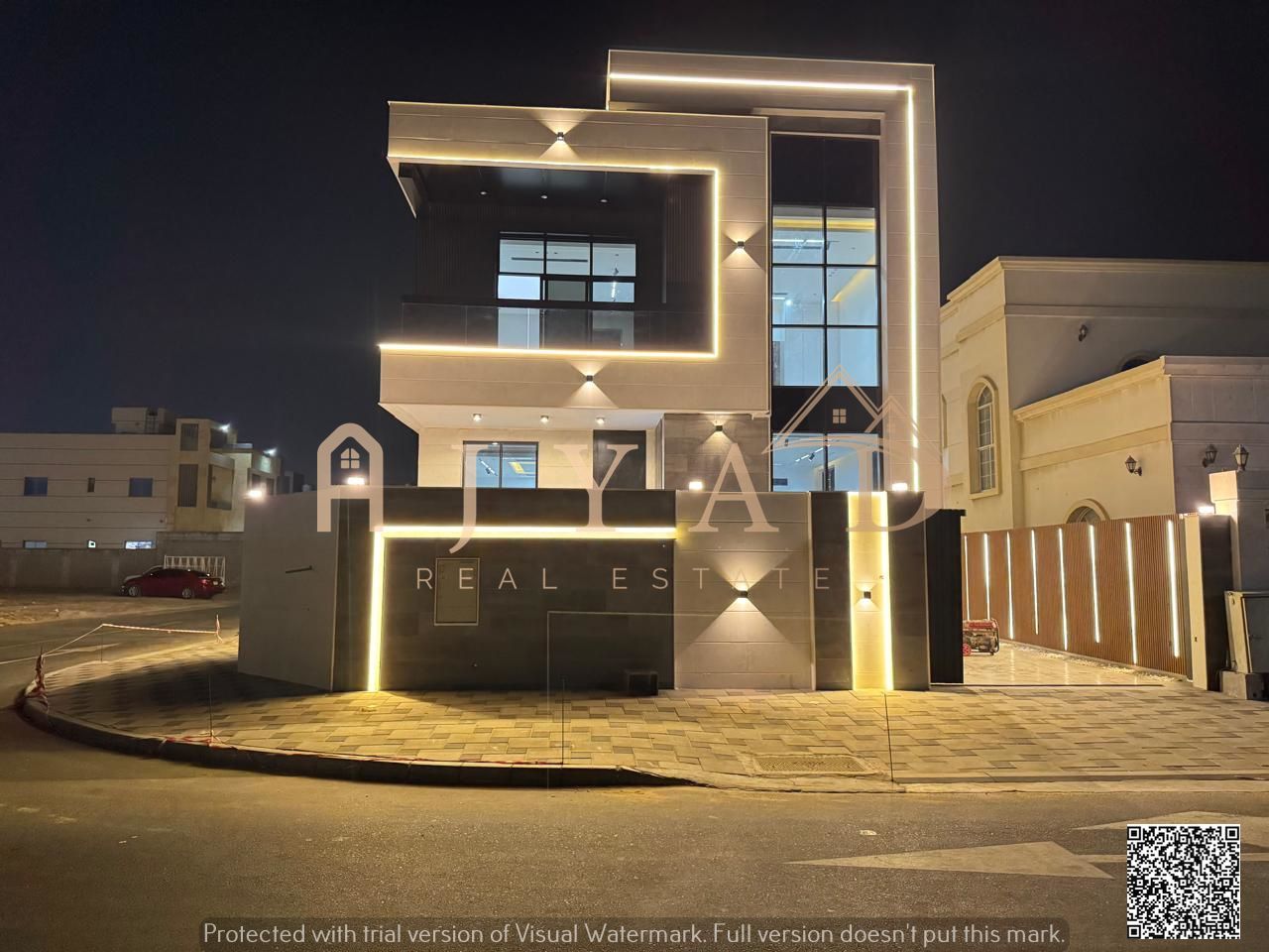 Luxury Corner Villa for Sale in Al Zahiyah with Swimming Pool – Ajman. A unique opportunity to own a villa with a sophisticated design and elegant fin