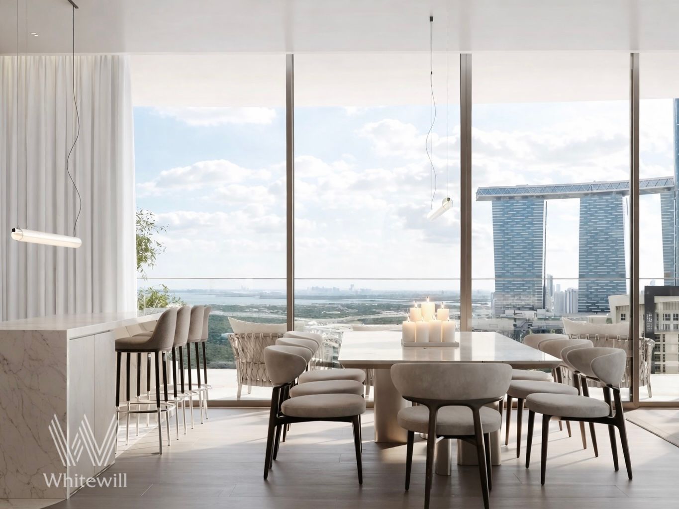 High Floor 1BR | Scenic Canal Views | Spacious Balcony