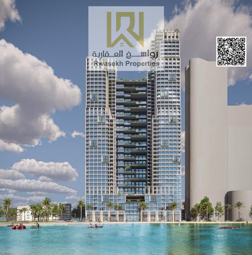 luxury apartment 2 bedrooms in cornish ajman with only 5% downpayment