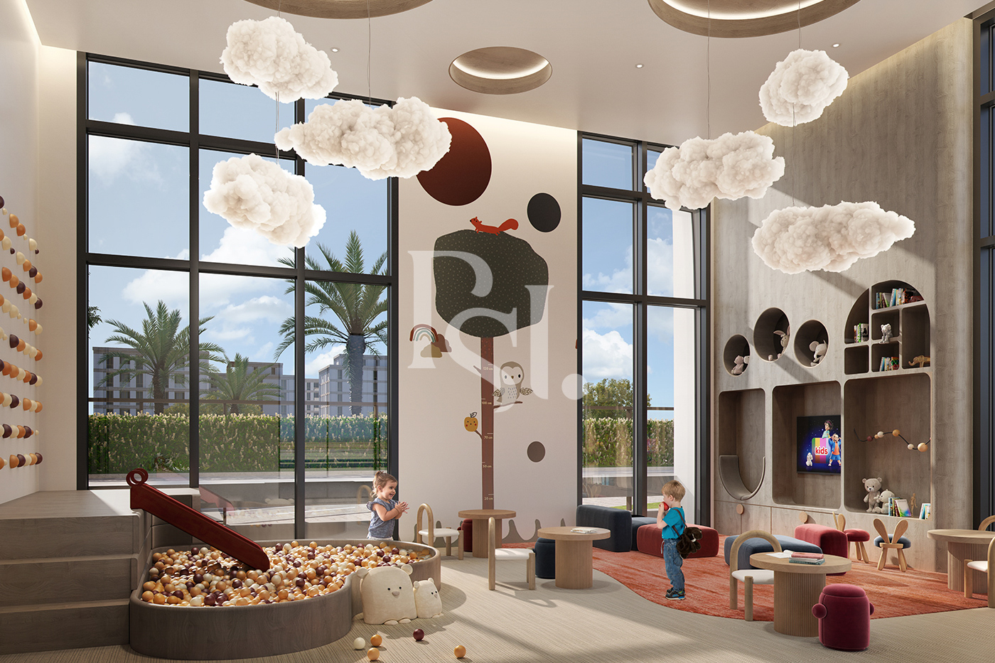 Art-Inspired Corner Living | 3BR + Maids And Study