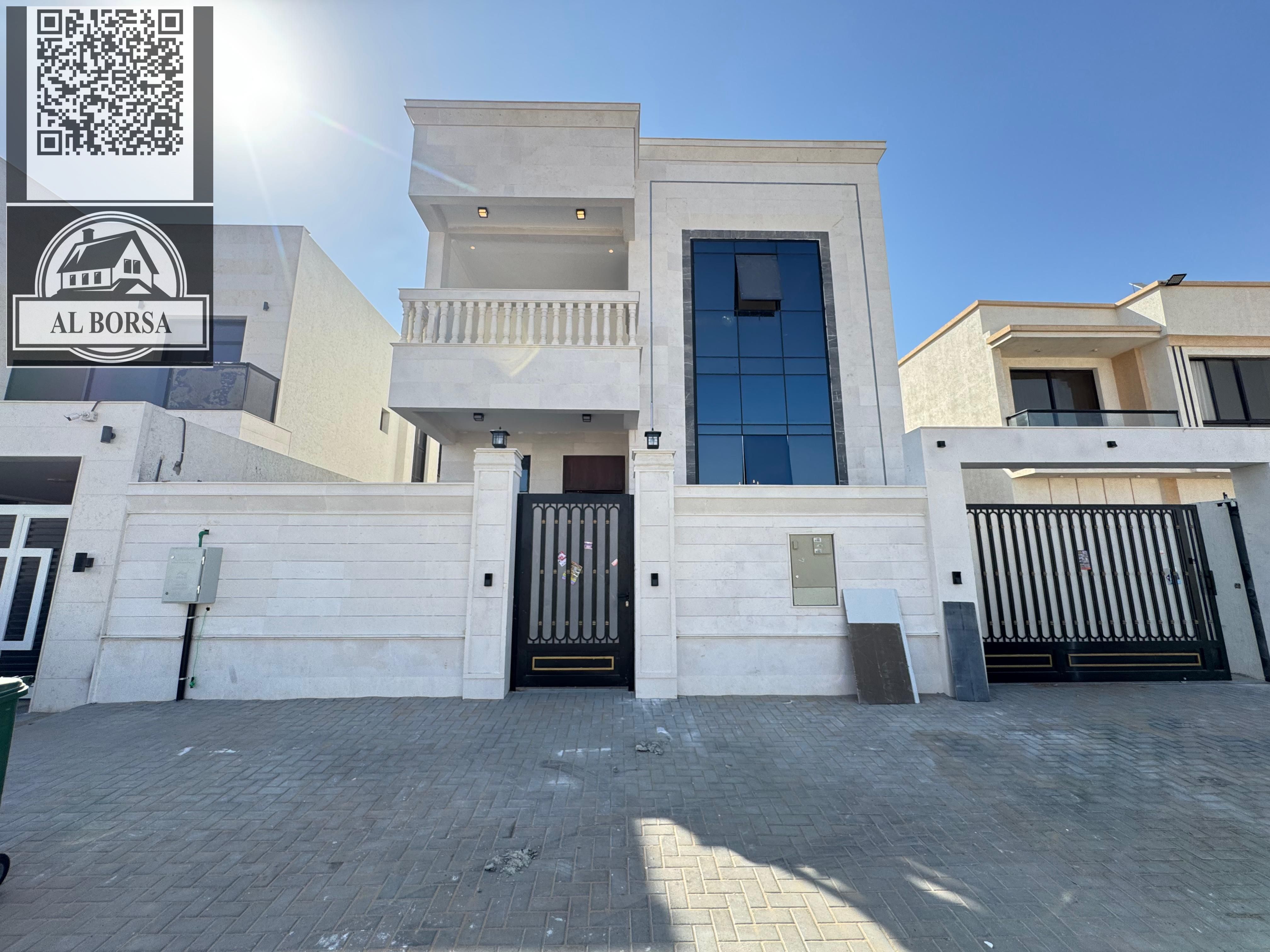 Villa for rent – Al Zahiyah area, Ajman – 4 master bedrooms, living room, majlis, maid's room, prime location