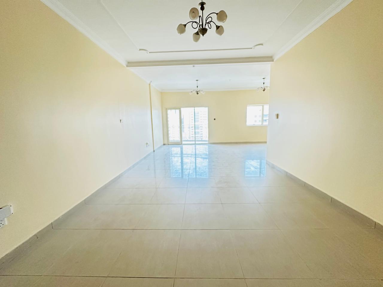 Golden offer:1 month free Spacious 3bhk with 4 bathrooms+Balcony+Maid room+wardrobes just in 70k call