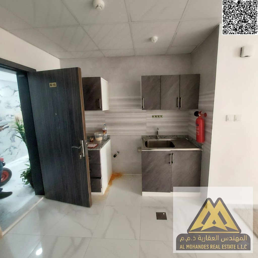 Very clean studio apartment, second tenant | Directly on Sheikh Mohammed Bin Rashid Road | Close to the Chinese Market and Tribal Center