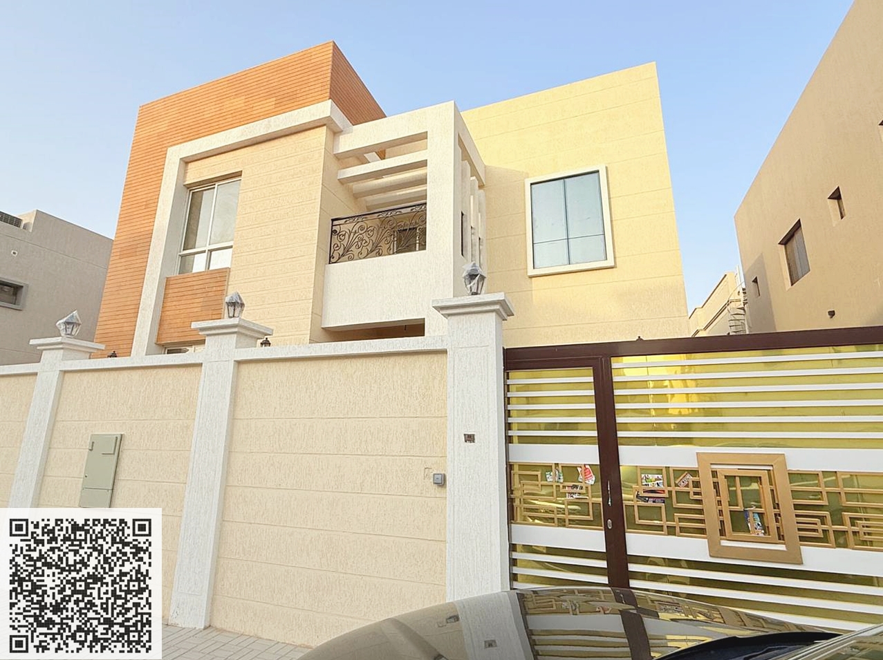 Luxury villa for sale in Al Yasmin area | Price includes services and air conditioning