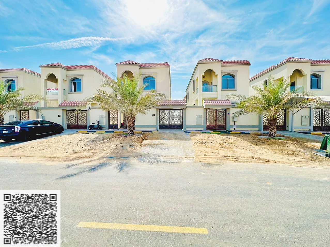 A unique opportunity! A luxurious villa for sale in Al Helio 1, Ajman. This villa boasts a luxurious design and elegant classic facades, ideal for fam
