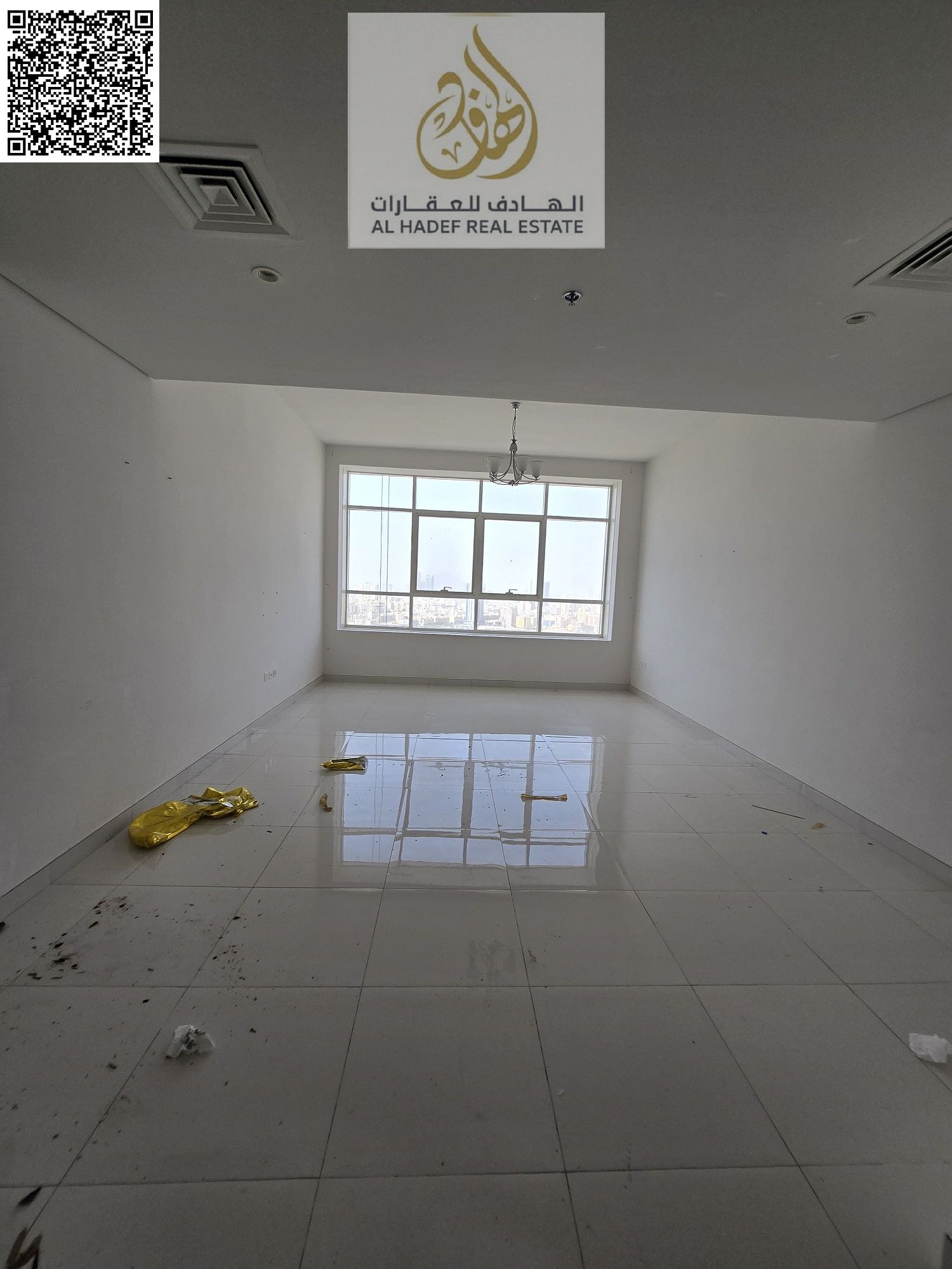 Largest two-bedroom apartment with a living room | Located on Sheikh Khalifa Street in Rashidiya 3, featuring central gas, free parking inside the tow