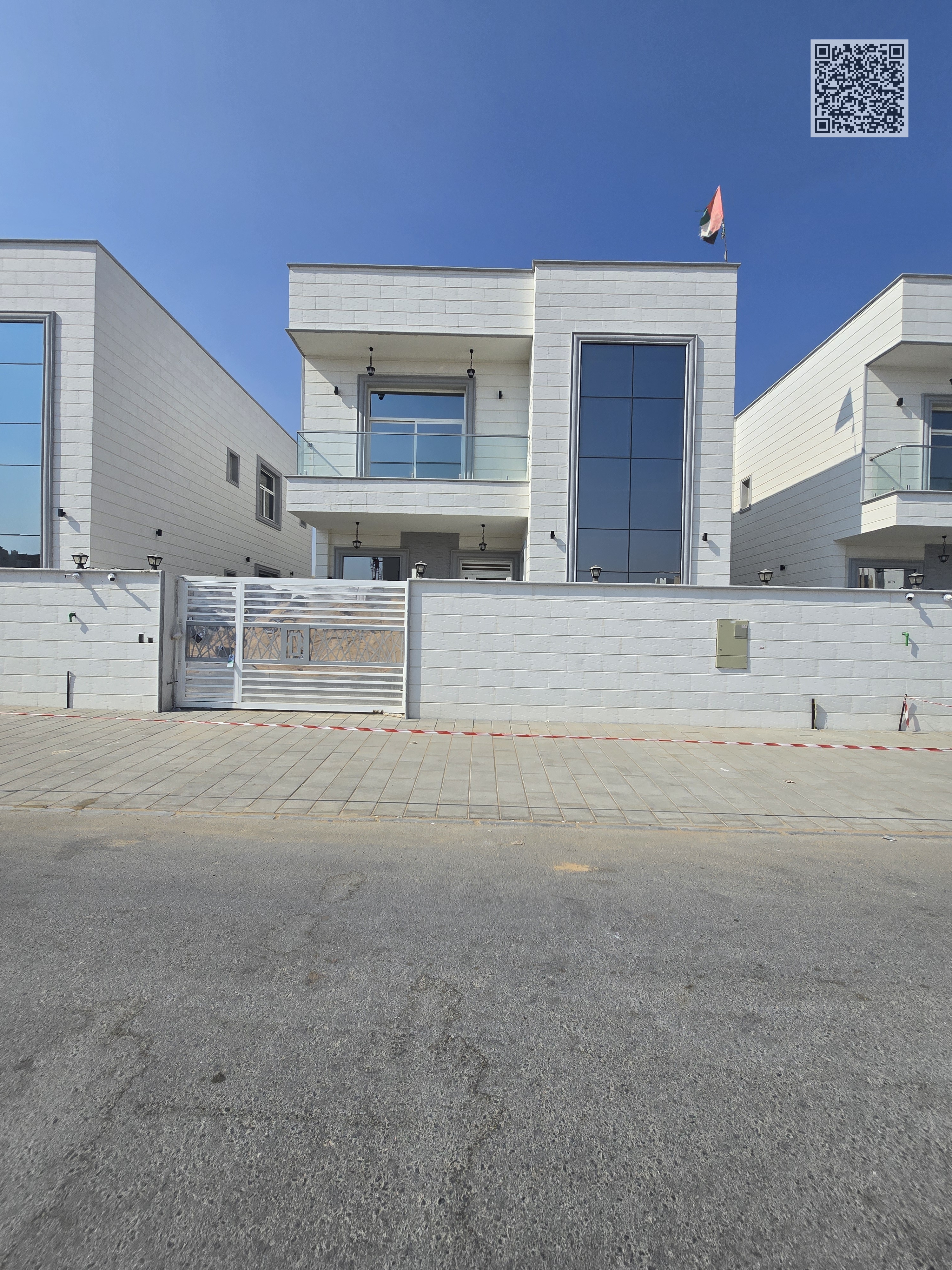 Includes registration, ownership, electricity, water and air conditioner fees, Super Deluxe finish next to Sheikh Mohammed Bin Zayed Road, and all services