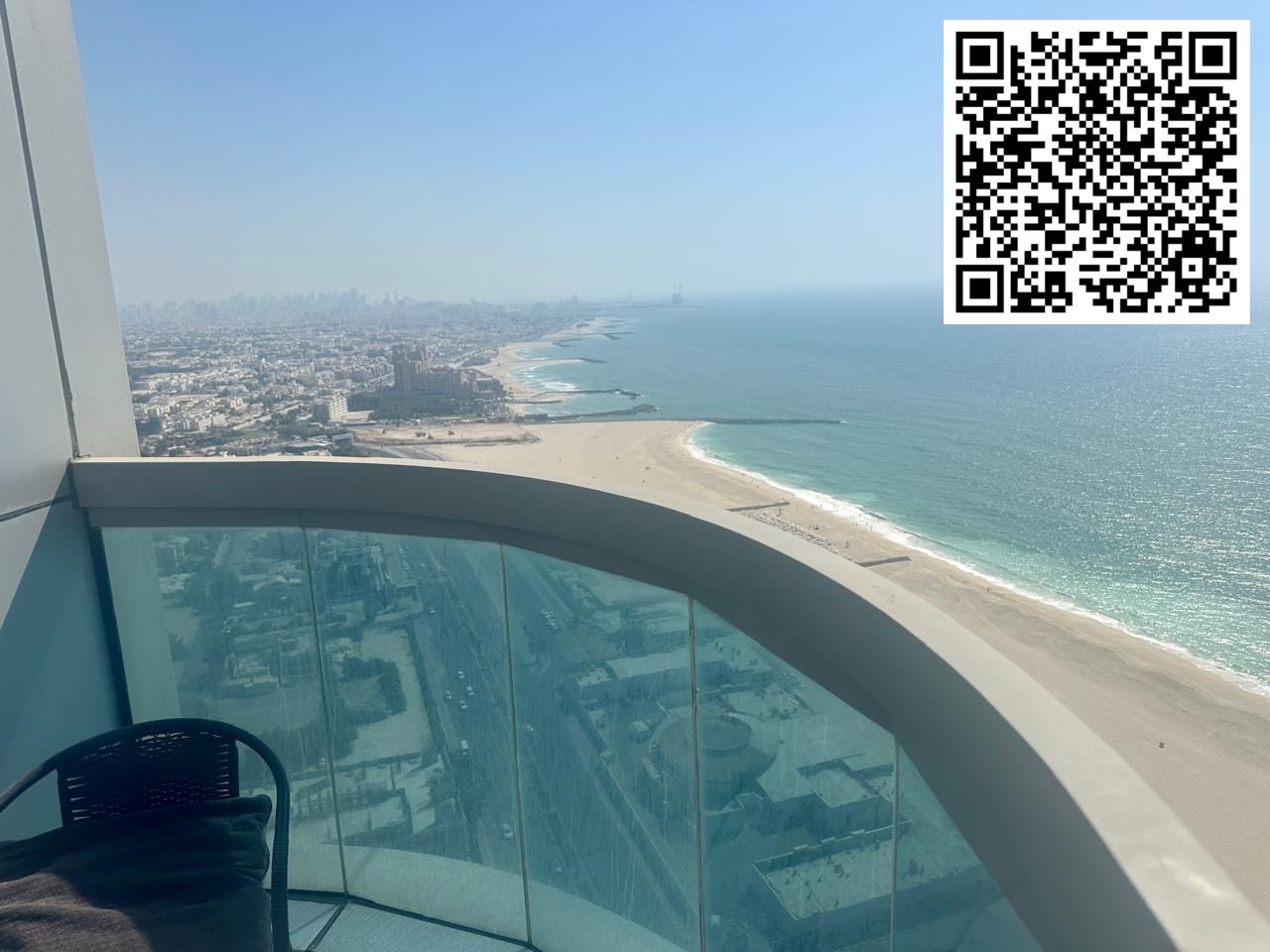 Luxury Hotel Apartment with Direct Sea View – Ajman Corniche Tower | Fully Furnished