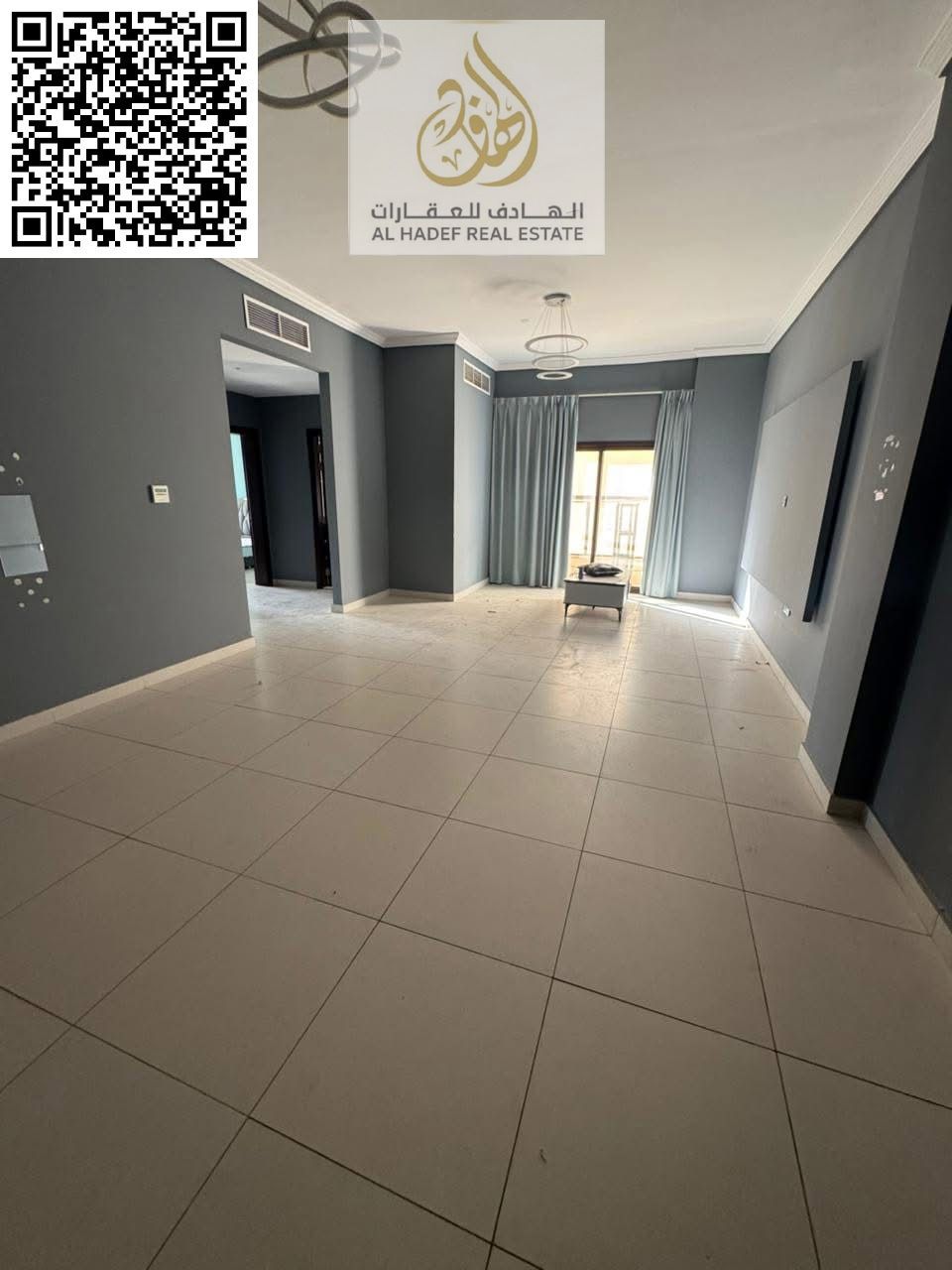 Two bedrooms and a large living room, two bathrooms with a balcony, second tenant in Al Rawda 1