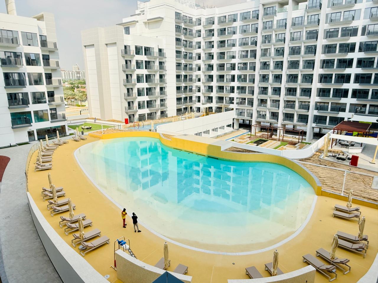 Luxury Brand New Chiller-Free Studio for Rent | Mini Beach Lifestyle | Azizi Mirage, Studio City
