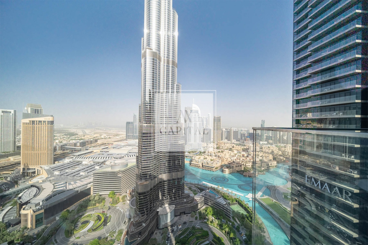Burj Khalifa view | 3BR Corner | High Floor