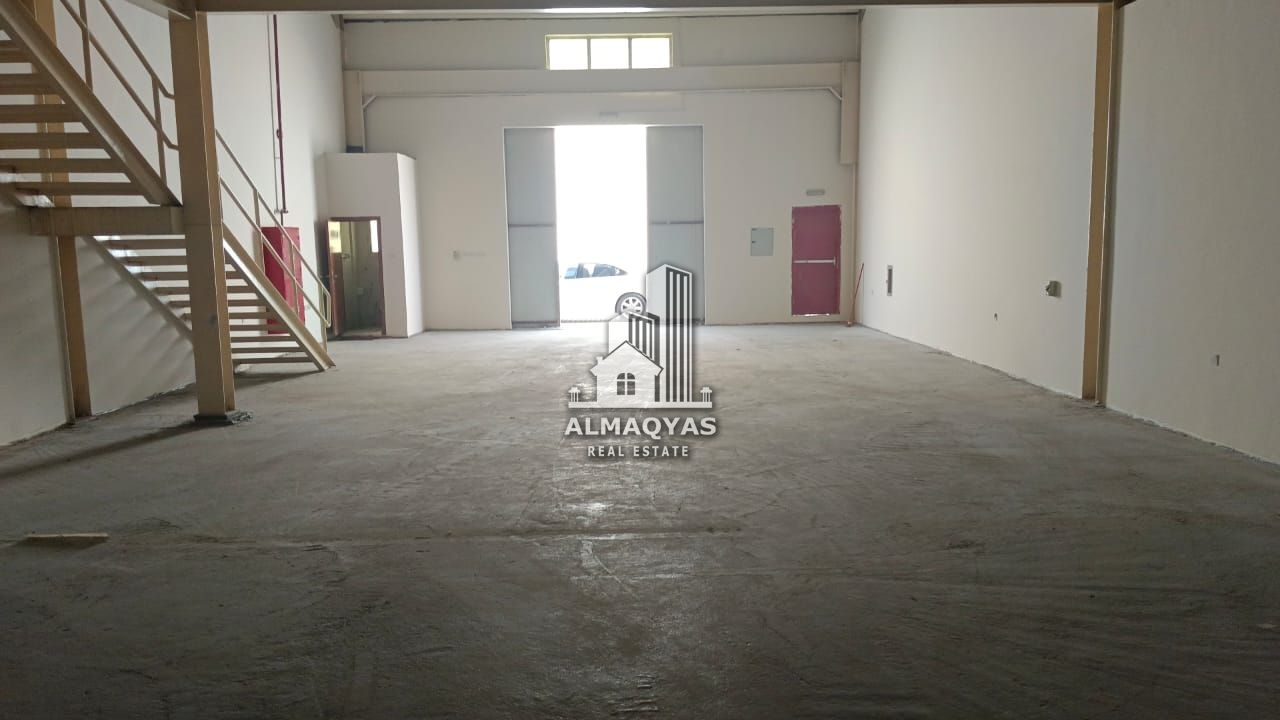 14 KW power, 3300 sq ft warehouse for rent in prime location of Sajaa