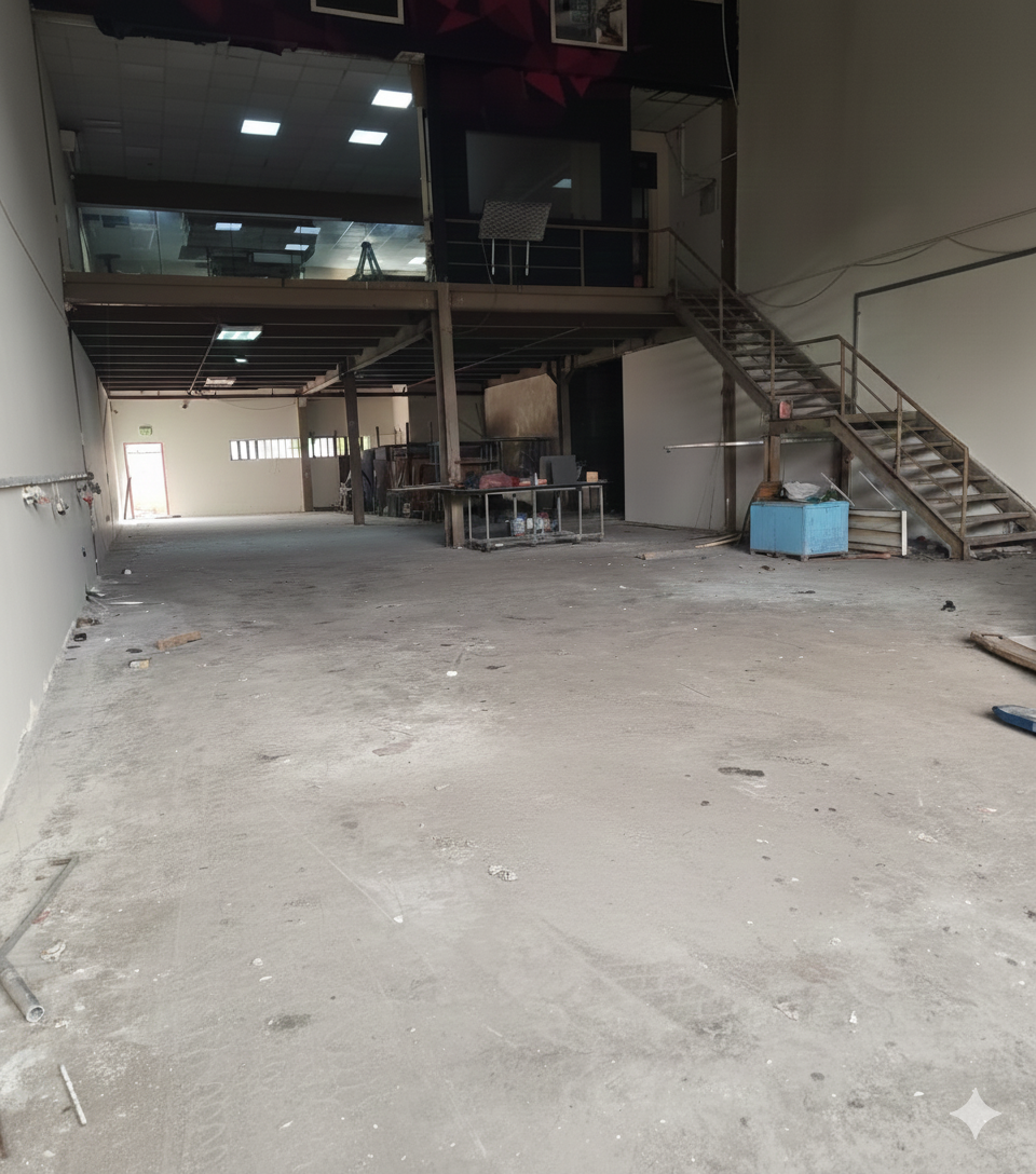 Ground + Mezzanine Warehouse for Rent | DIP 2