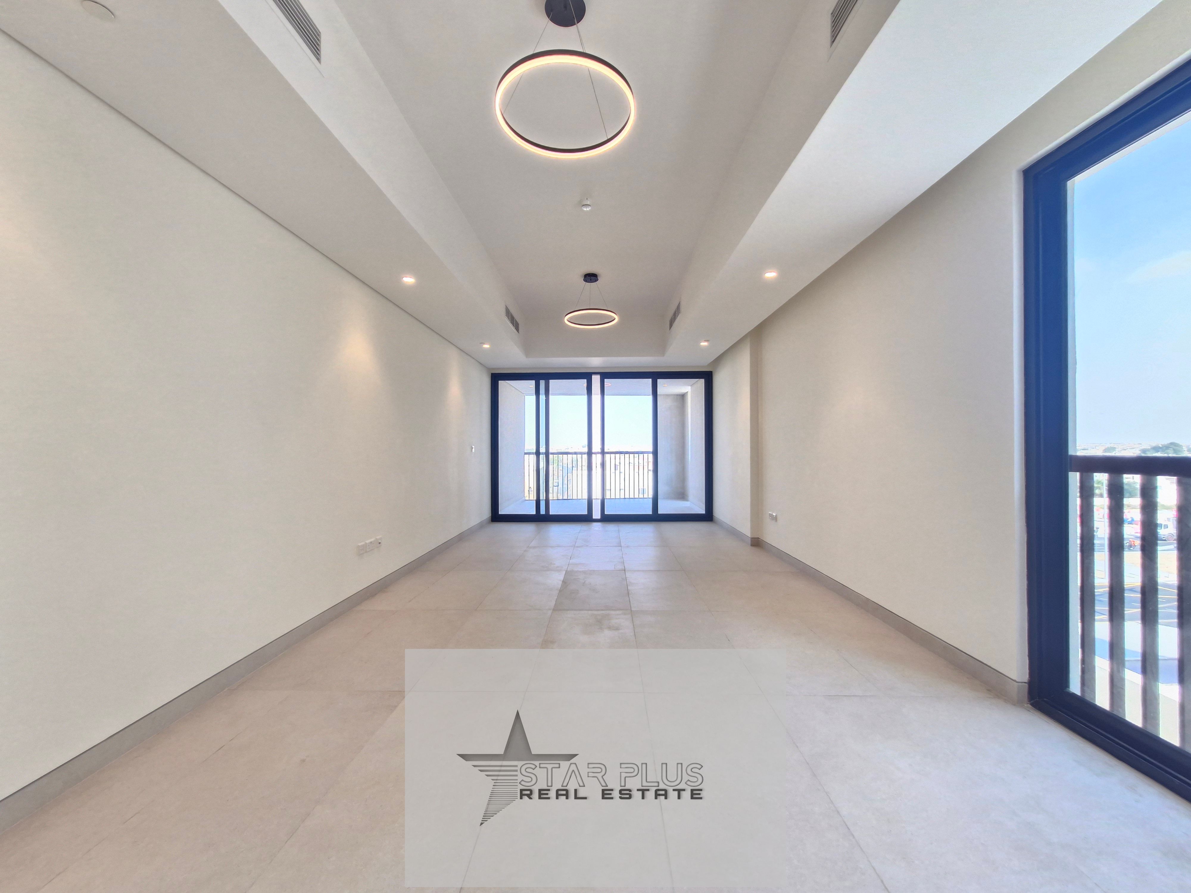 NEAR TO EXIT BRAND NEW LUXURIOUS AND SPACIOUS 2 + MAID ROOM WITH BIG CLOSED KITCHEN HAVING GYMNASIOUM,POOL AND COVERED PARKING.