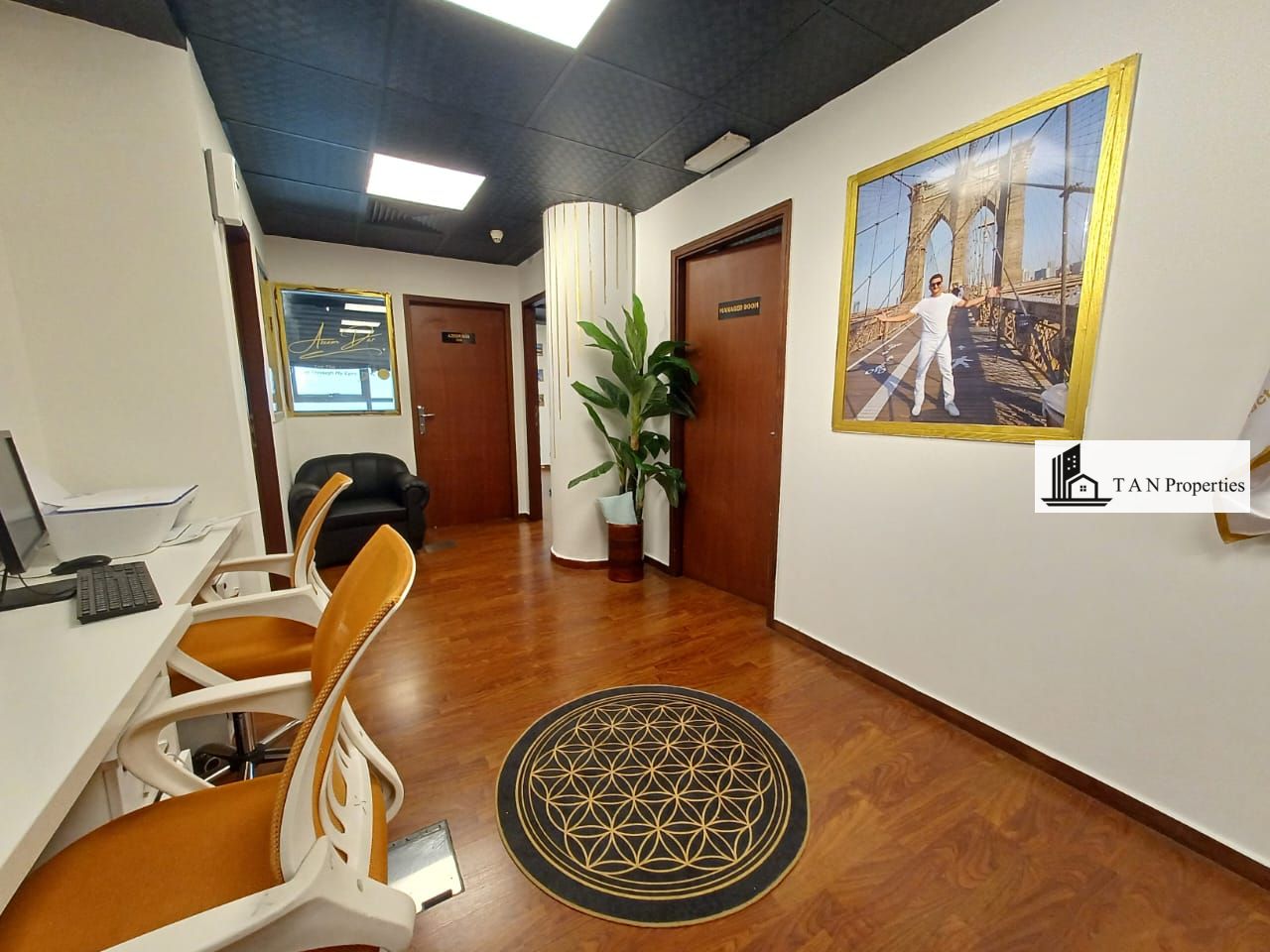 All Bills including ||Stunning Office with partitions || Metro Front