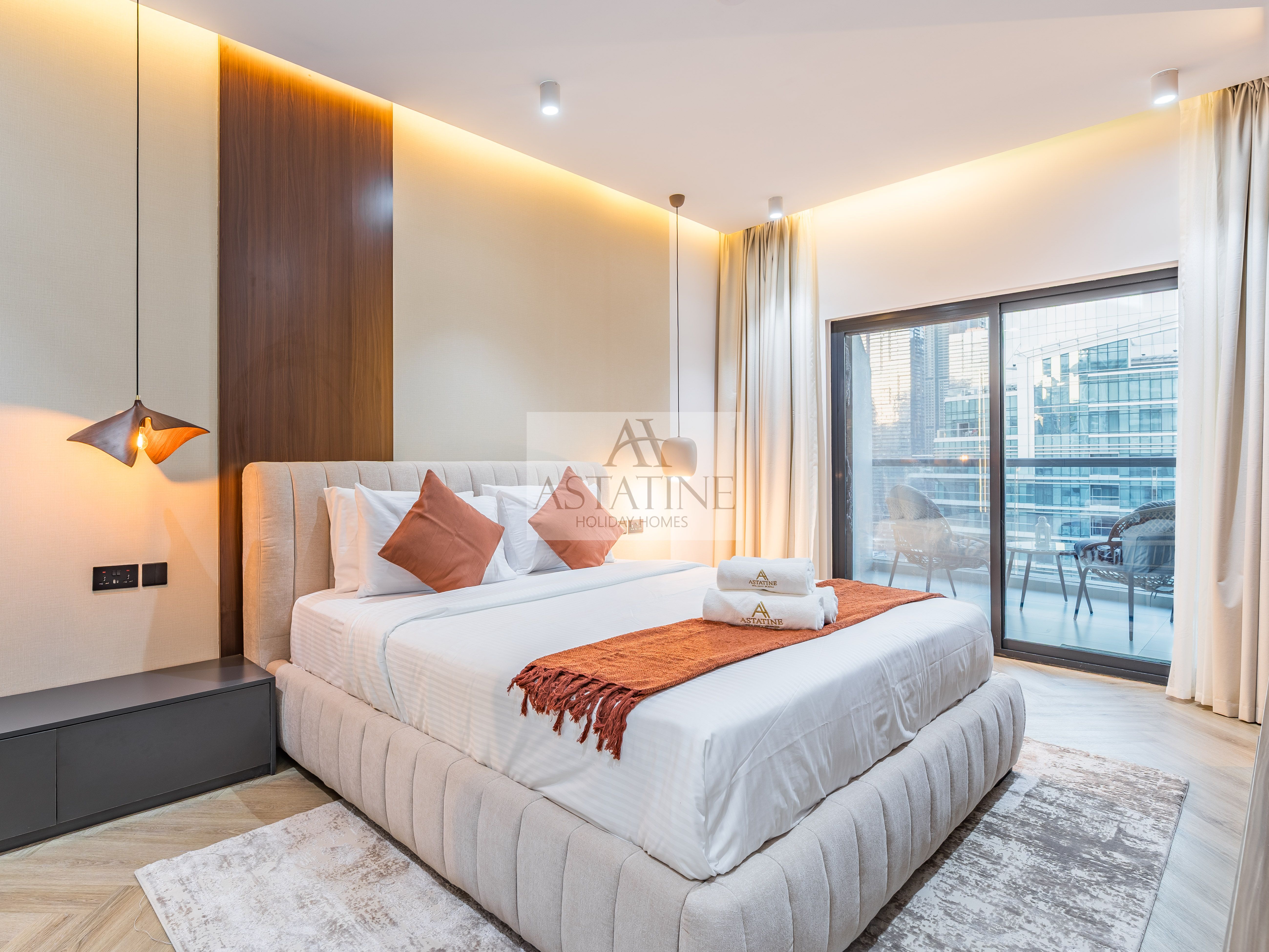 Waterfront 1BR- Time Place Dubai Marina-City Views