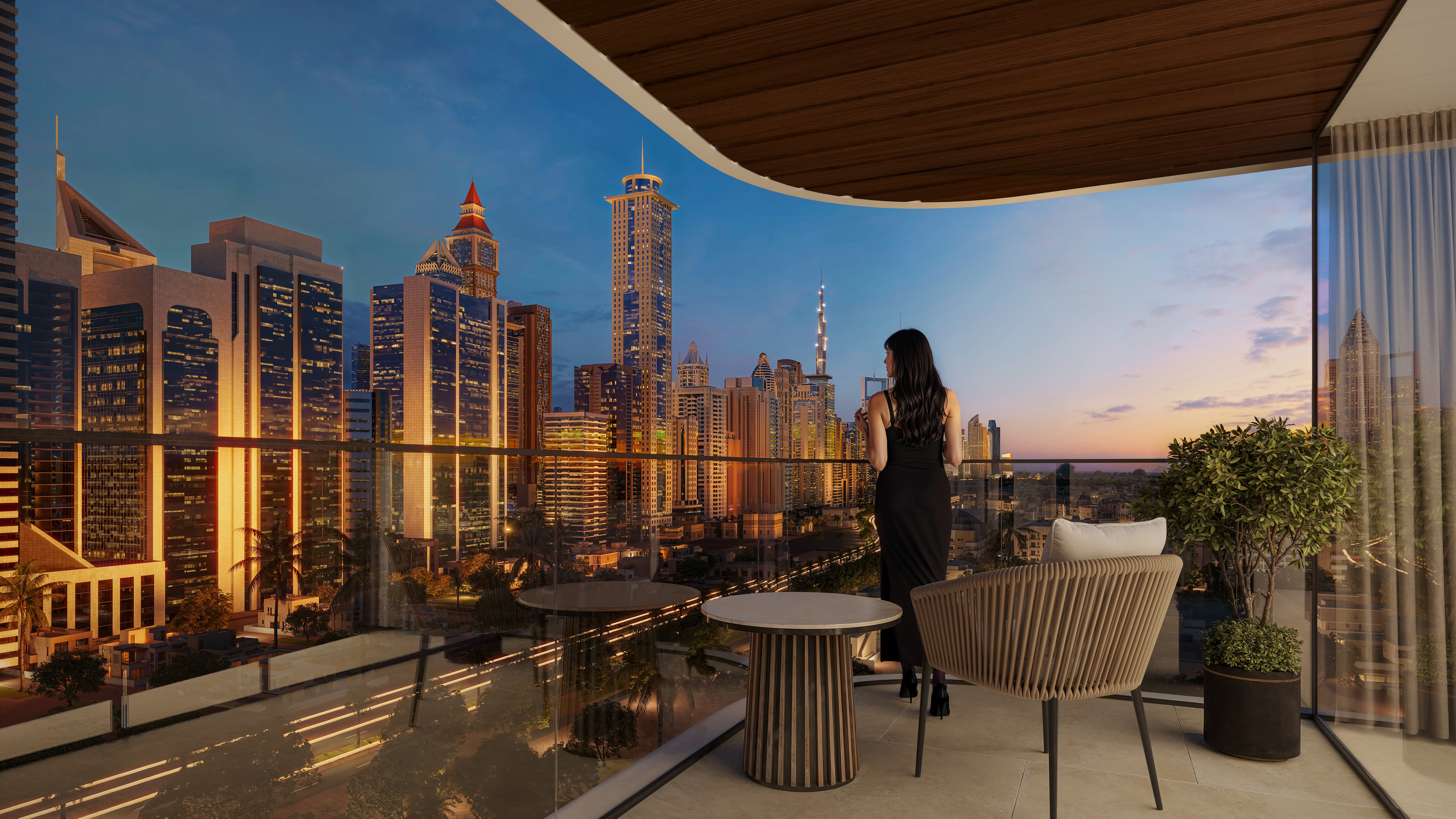 Elegant 2BR with Burj Khalifa & City Views | Elmora Tower
