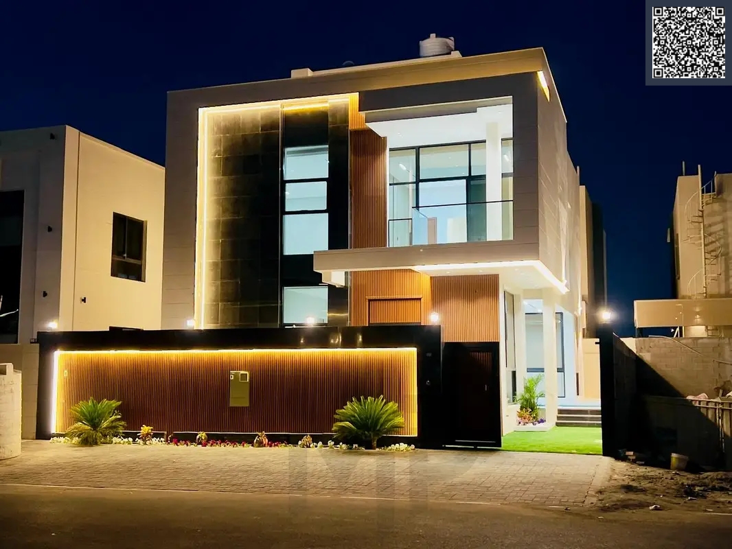 Your golden opportunity to own a luxurious two-story villa with a rooftop terrace, ready to move in – Al Bahia, Ajman. Strategically located near all