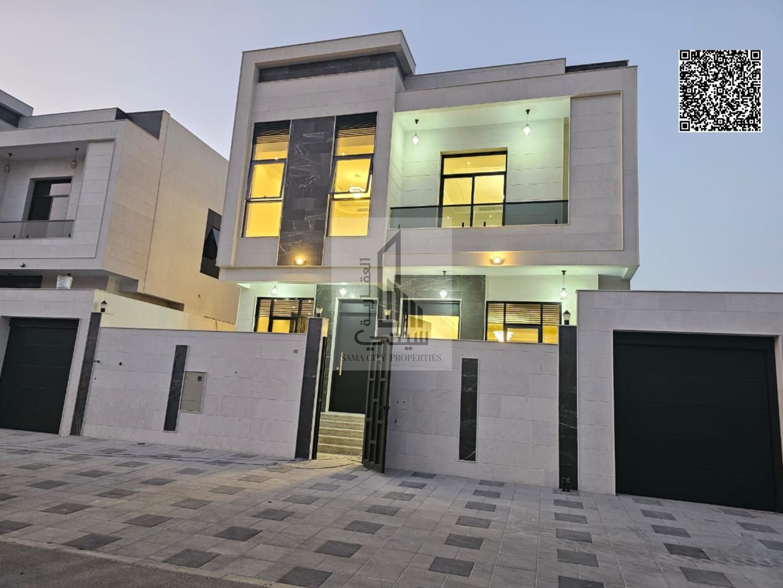 Attractive price including air conditioning – Luxurious 5 master bedroom villa in Al Bahia, modern design and high-end finishes, ready to move in imme
