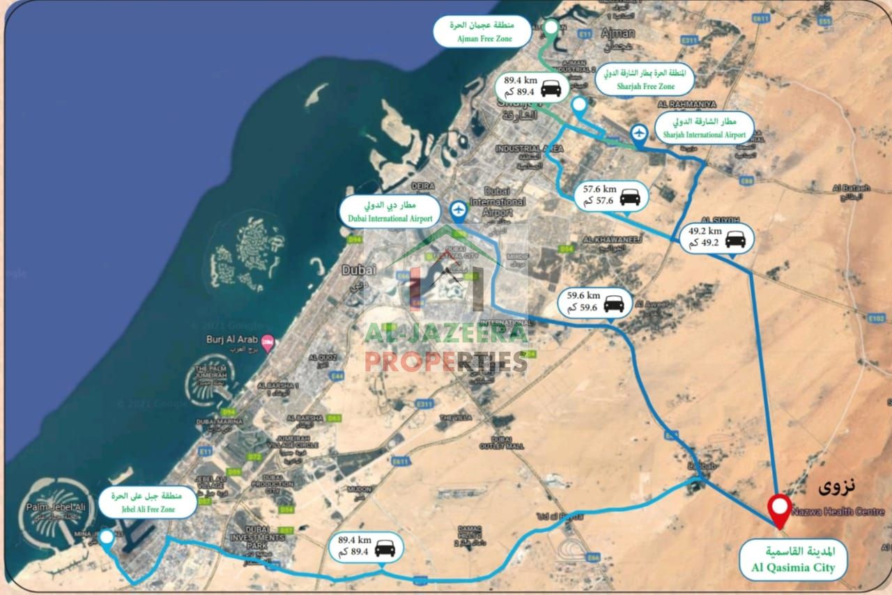 No Commission Freehold Commercial Plots in Sharjah Al Qasimiya Gates 2 Monthly Payment Plan Submit Your Offer