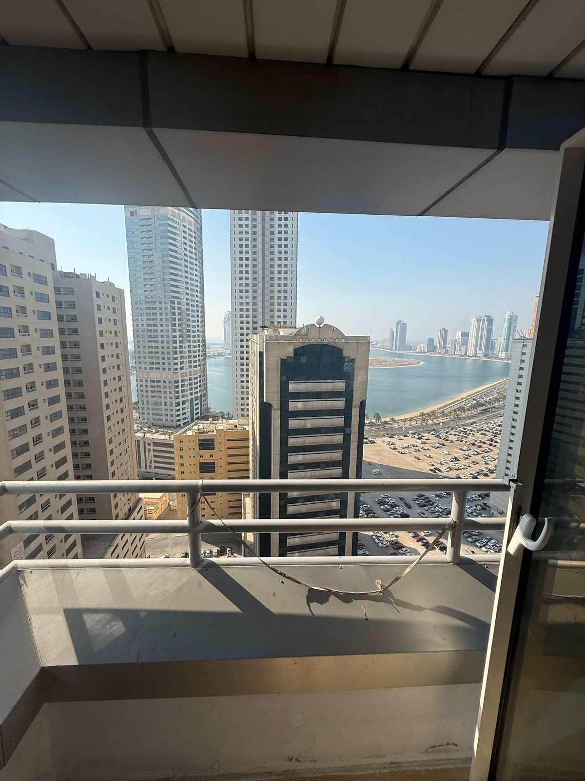 3-bedroom apartment with living room in Al Taawun | Air conditioning, gym, swimming pool, and free parking