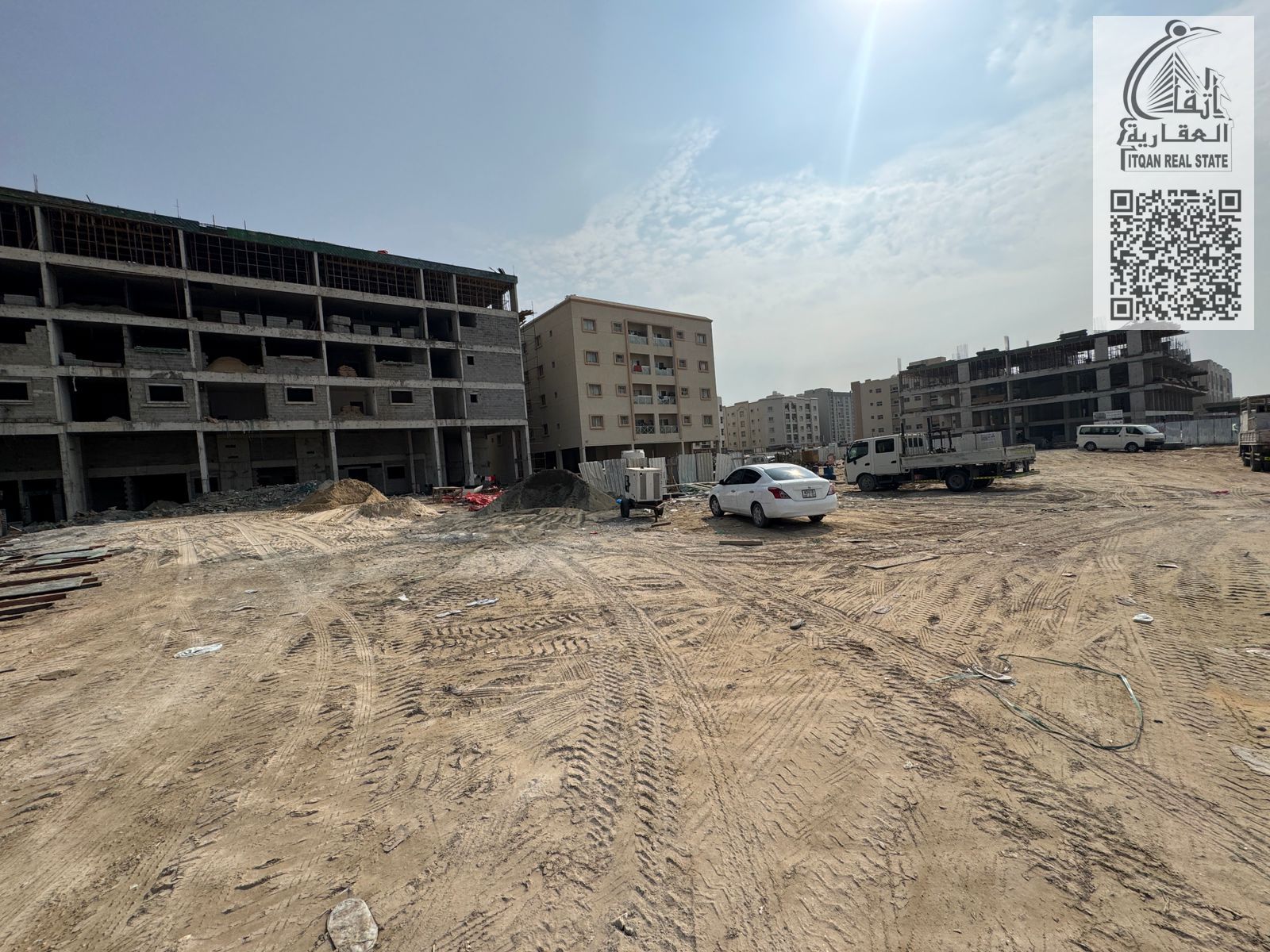 Commercial land for sale – Freehold for all nationalities, lifetime ownership – Prime location – Land area over 8,000 sqft – G+4.
