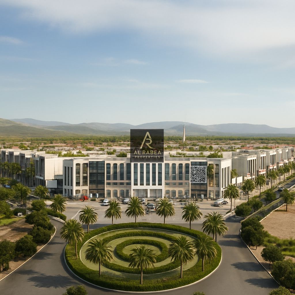 Guaranteed investment with high returns from commercial shops in Azha Al Amerah, with only 5% down payment and no commissions or registration fees.