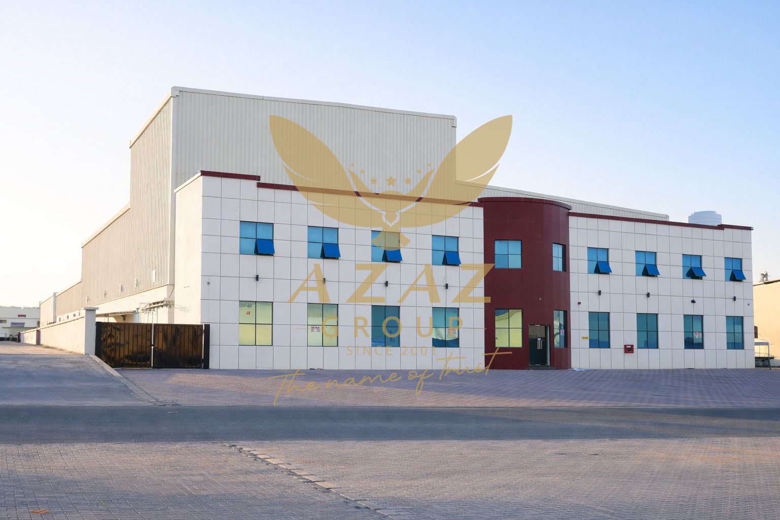 For Rent: Total Plot Area – 43,000 Sq. ft - 7 Rooms, 3 Sheds & 1 Office in Prime Location – Umm Al Quwain.