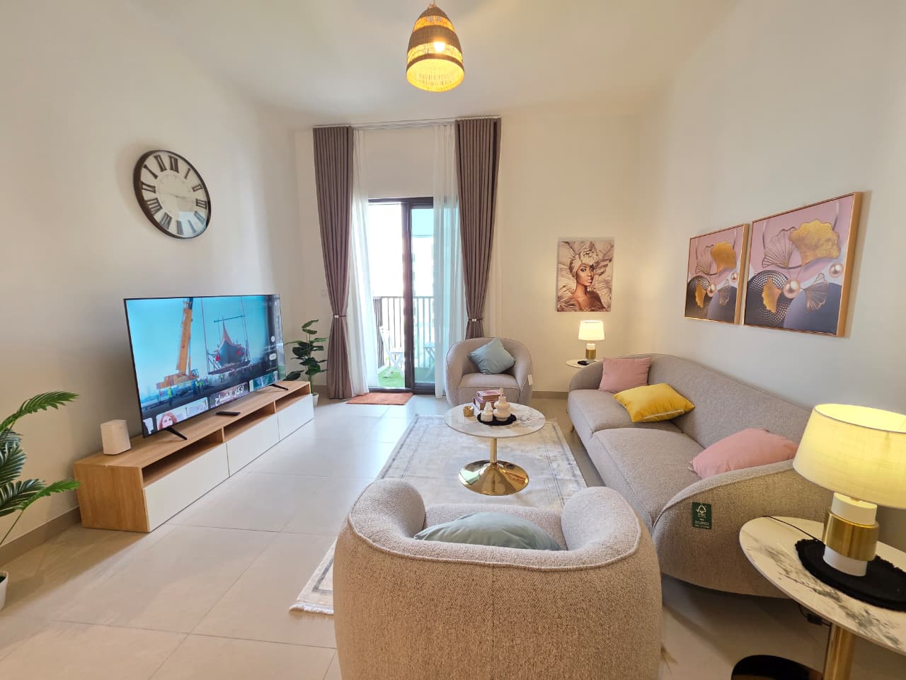 For Sale Fully Furnished Apartment with Sea and Pool View – Rimal Residence