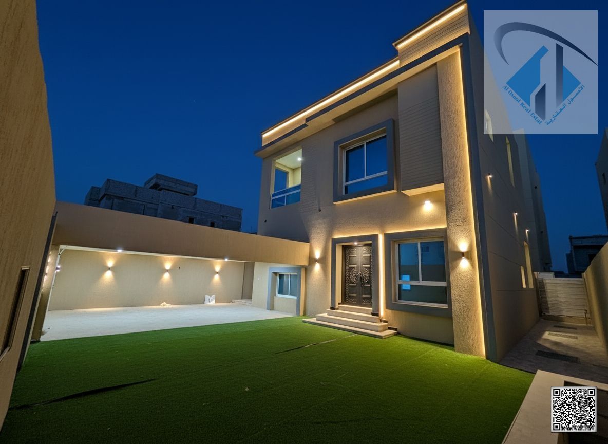 Villa for sale directly from the owner at a bargain price and without a down payment. A modern villa near the mosque, one of the most luxurious villas