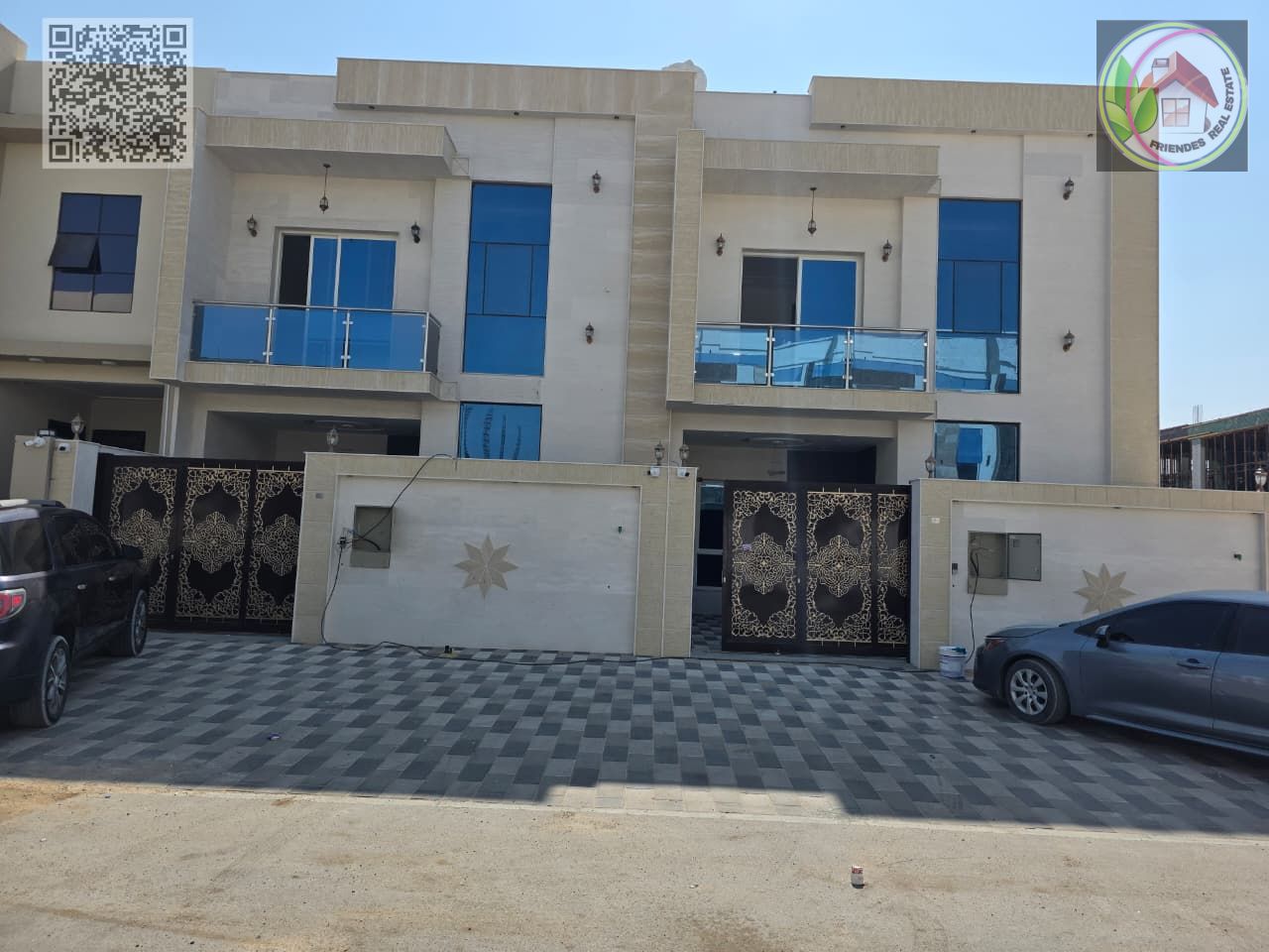Villa in Al Zahiyah, Ajman | Registration and ownership fees included | G+2 | Freehold for all nationalities | Close to the mosque and all services