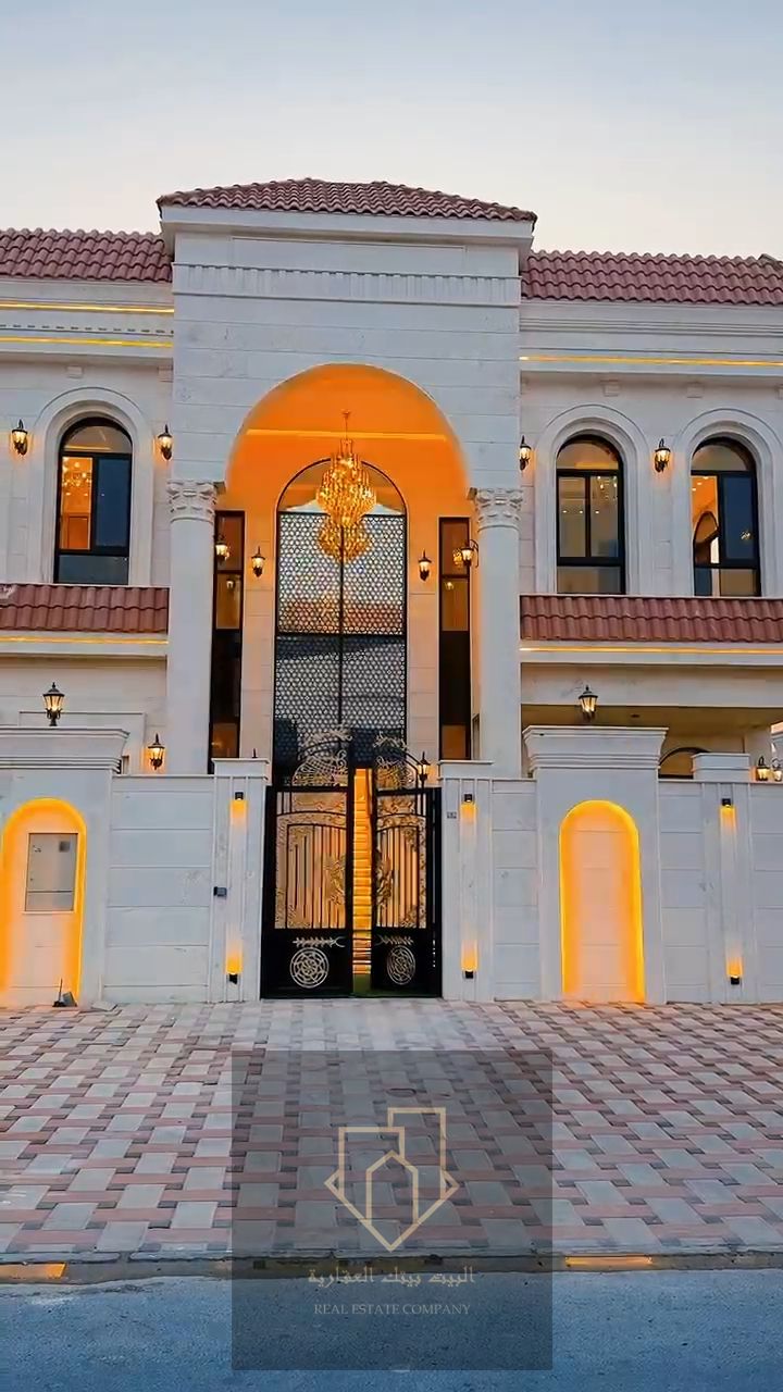 Villa for sale in two streets in Al-Yasmin area, an area of 4300 feet