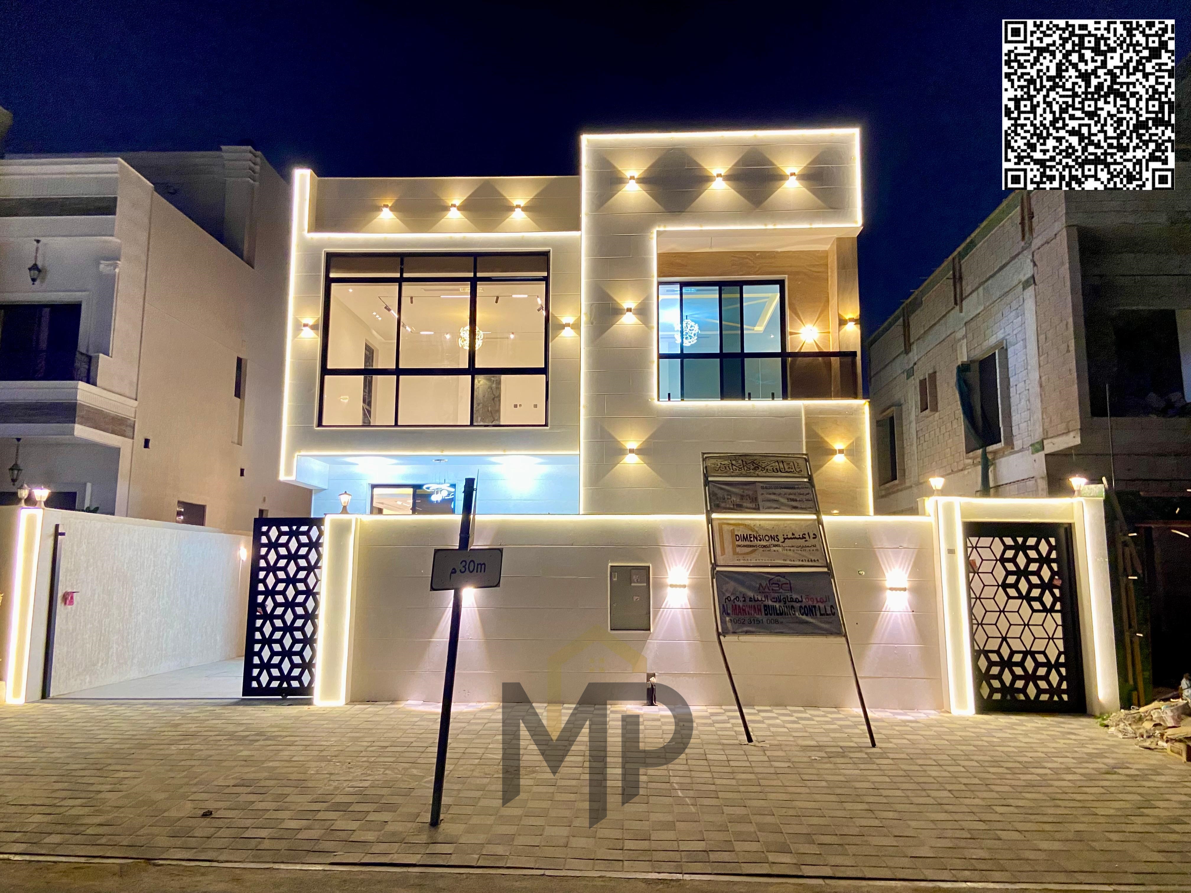 Luxury villa for sale opposite Sheikh Mohammed Bin Zayed Road | With swimming pool, freehold ownership for all nationalities | With payment facilities
