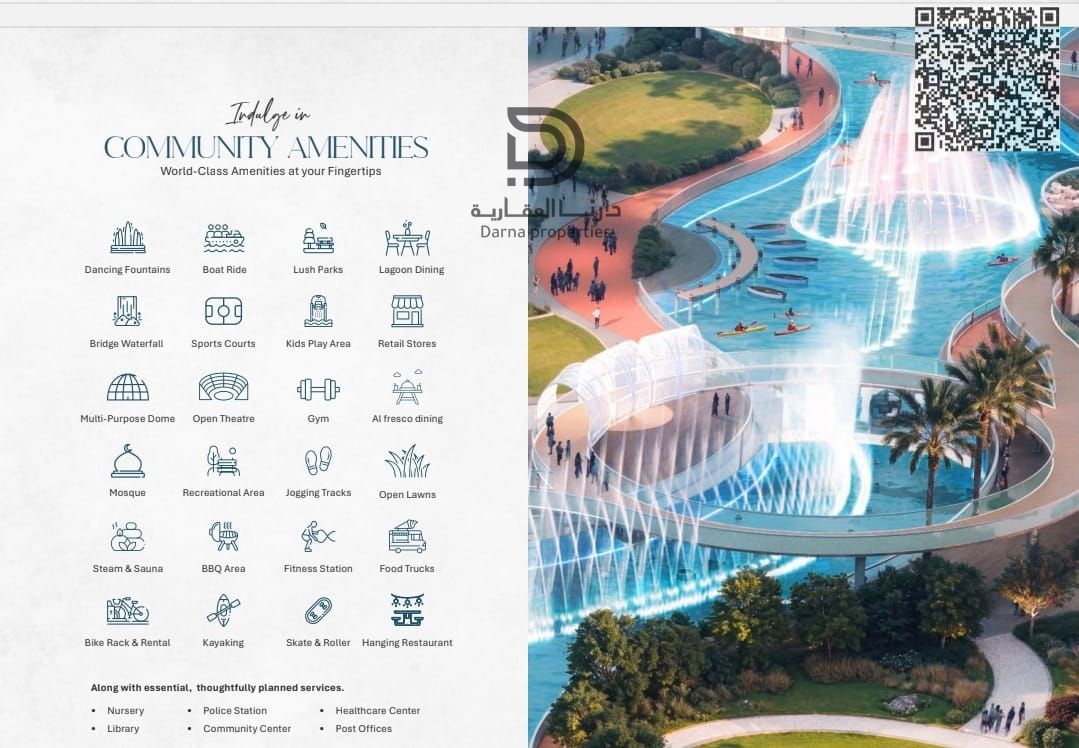 Ajman’s First Crystal Lagoon Community Fully Furnished