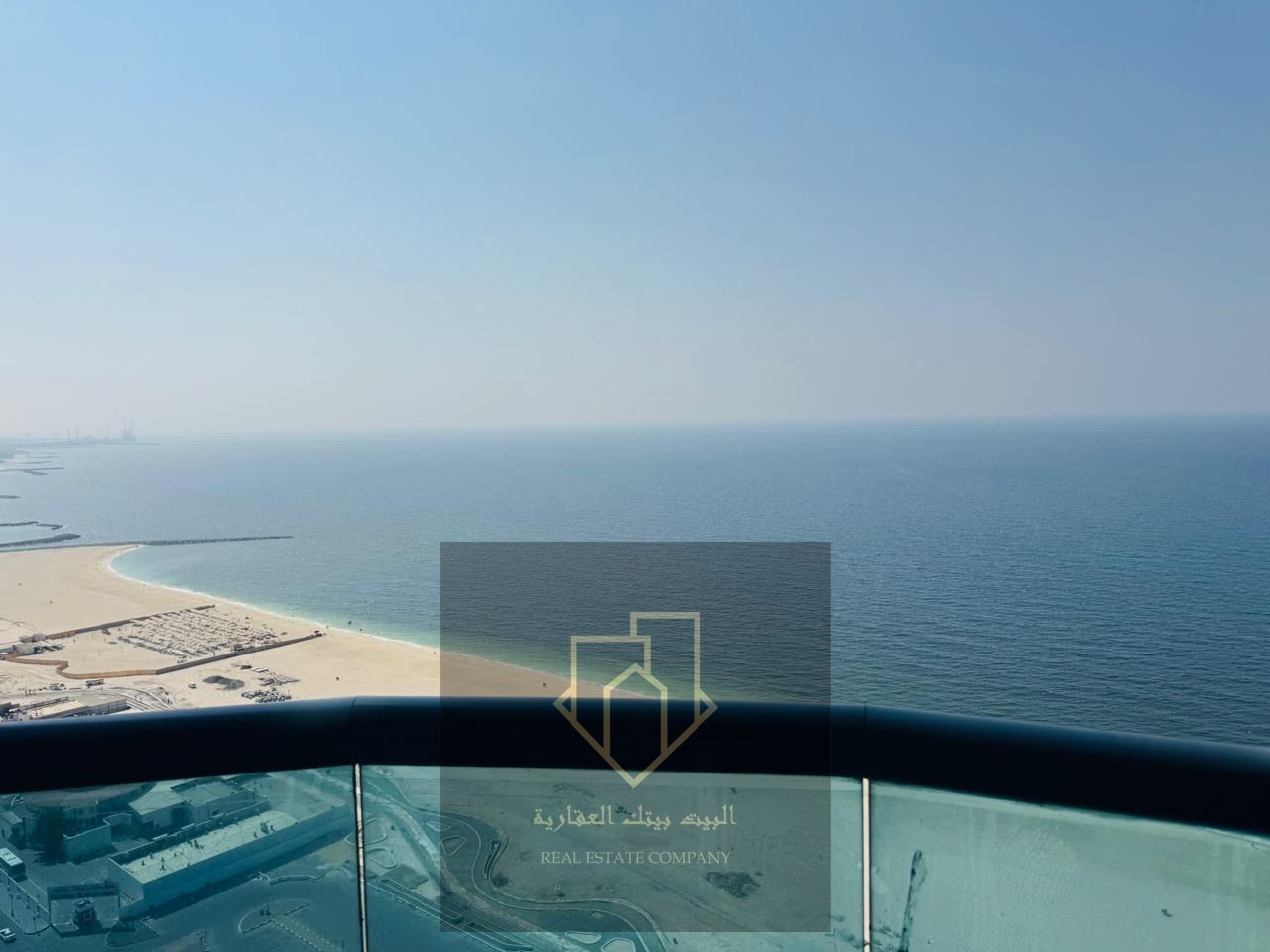 Two bedrooms and a living room for sale in Residence Towers, overlooking the Corniche