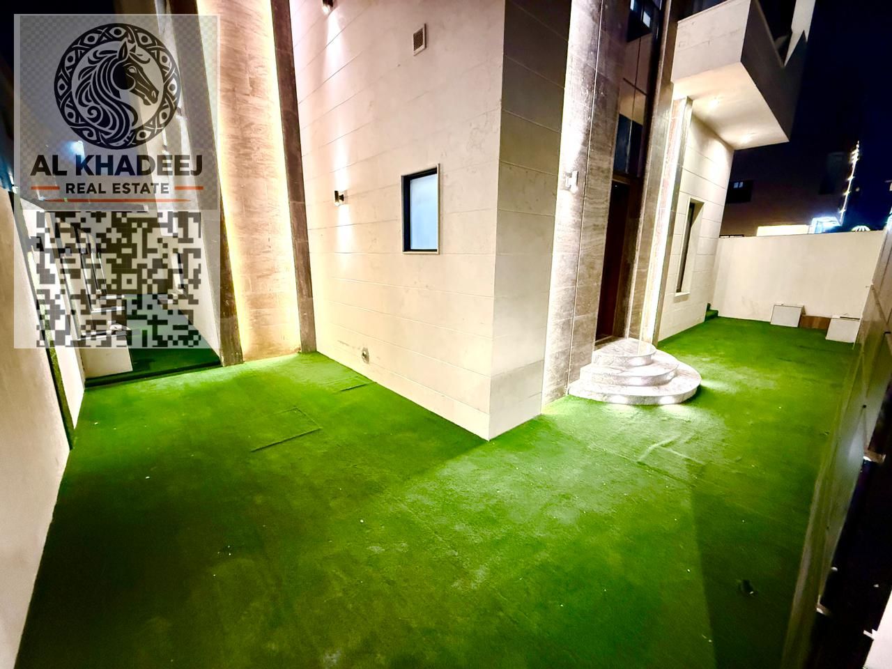Luxury villa for sale – 3 floors | Street + alley | Super deluxe finishing Al Helio 2 – Ajman