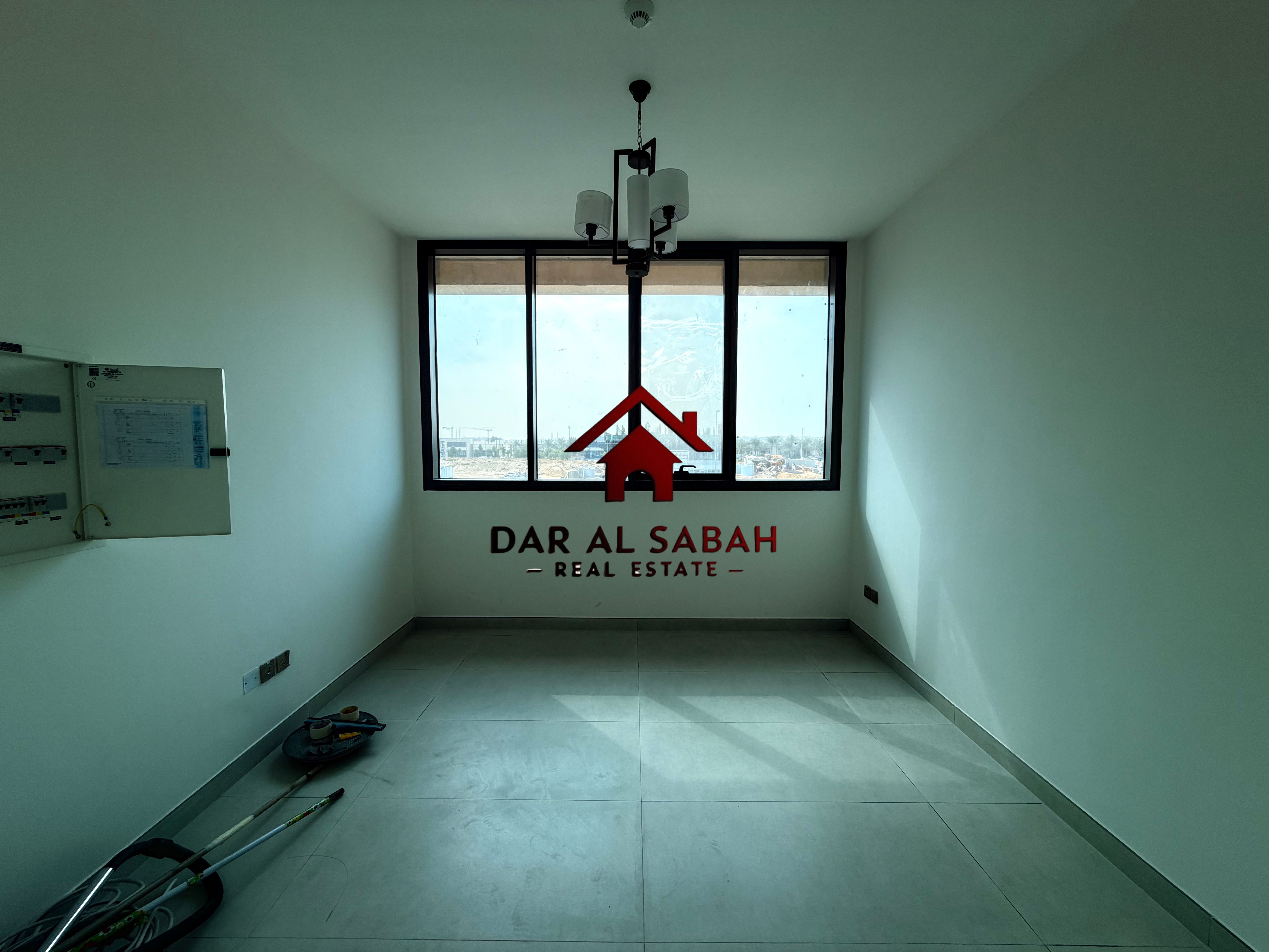 with wardrobe/6 cheques payment /deposit cheque/ brand new building/easy assess to dubai !