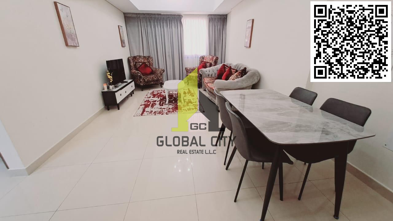 SPACIOUS ONE BEDROOM APARTMENT FOR SALE IN NUAIMIYA ONE TOWER , FULLY FURNISHED APARTMENT FOR SALE , VACANT ON TRANSFER 440,000 , DM FOR MORE DETAILS