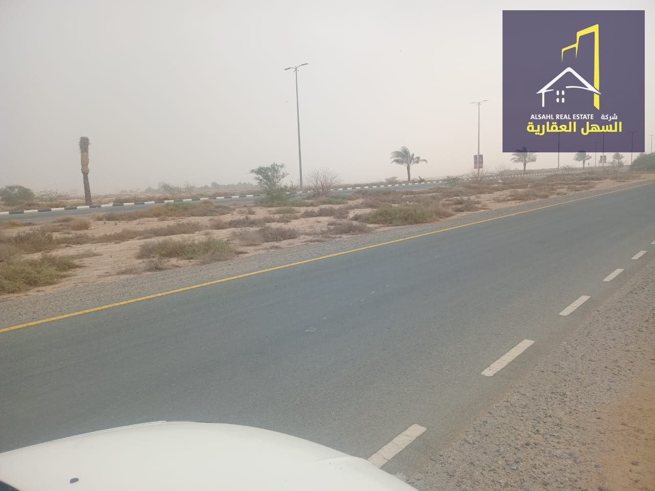 Residential/commercial land for sale in the Tilal area. Excellent location on a 24-meter street