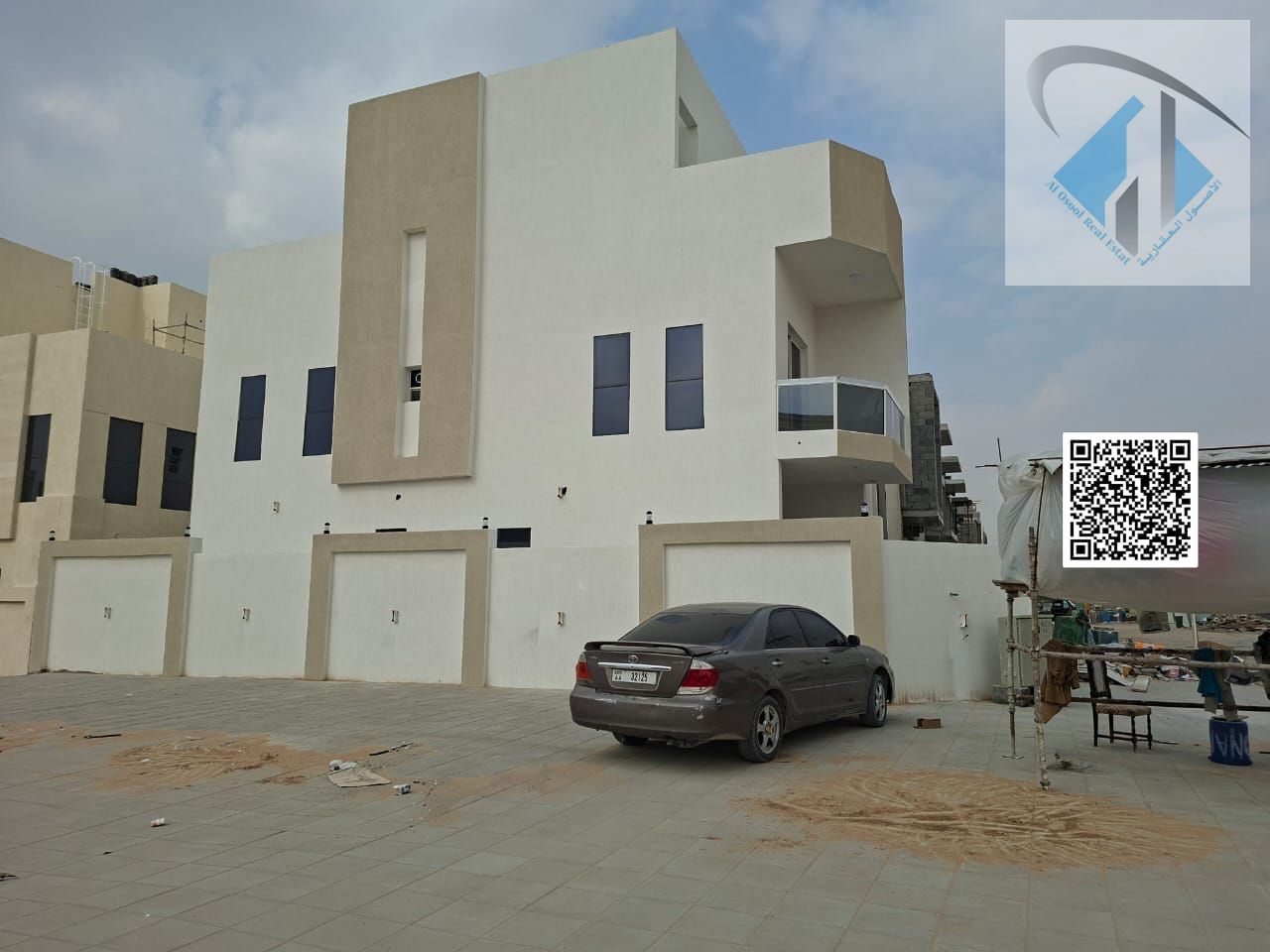 Villa for sale directly from the owner at a bargain price and without a down payment. A modern villa near the mosque, one of the most luxurious villas