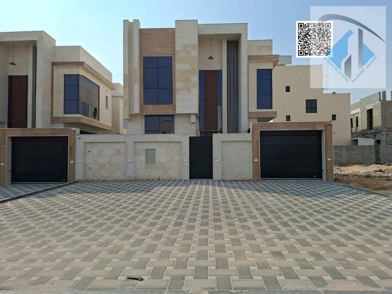 Villa for sale directly from the owner at a bargain price and without a down payment. A modern villa near the mosque, one of the most luxurious villas