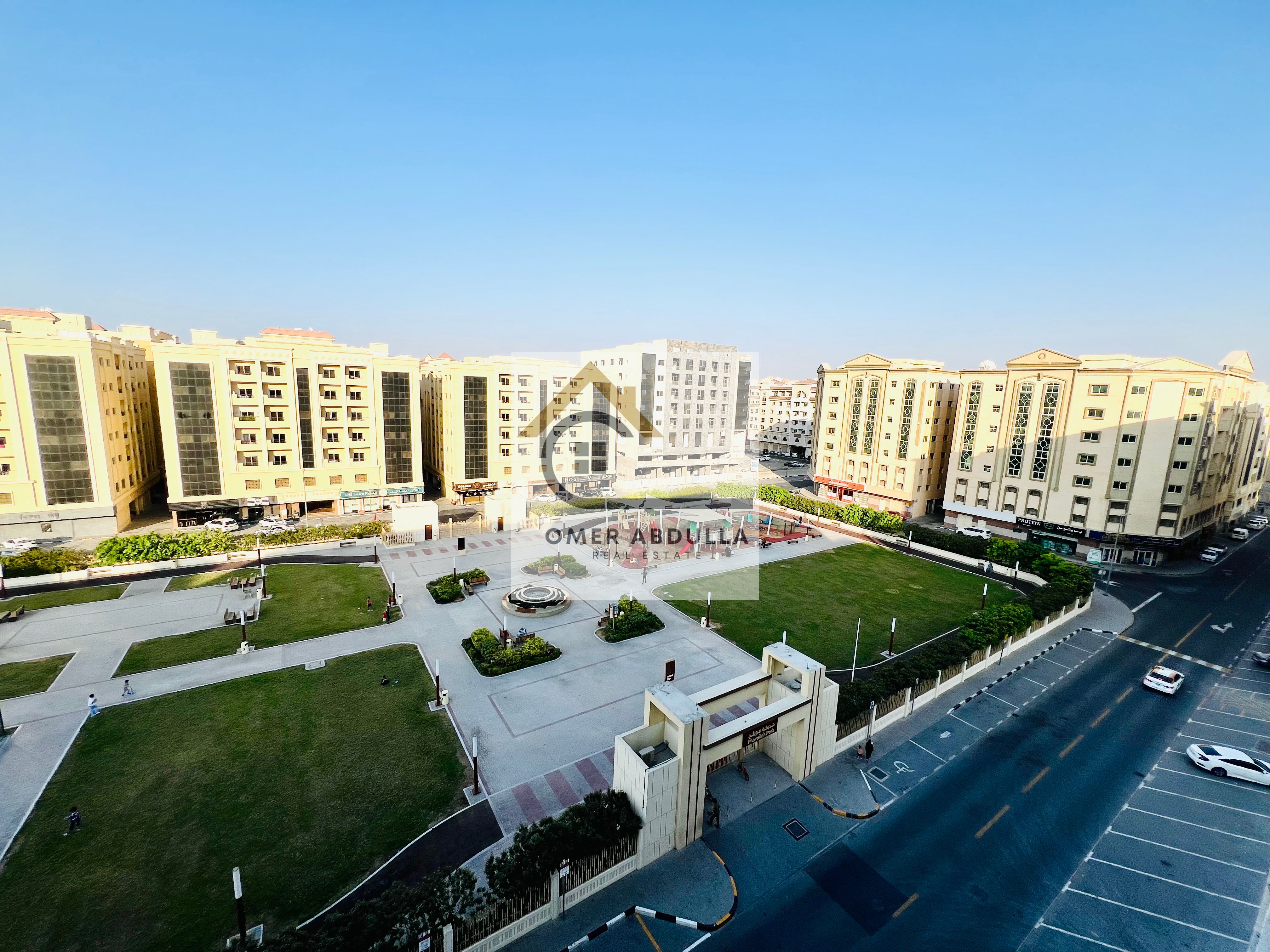 Close to Family Park!! Lavish 3 Br-Apartment with 3 Bath !! Store Room !! Balcony! Wardrobes ! Covered Parking! Open View