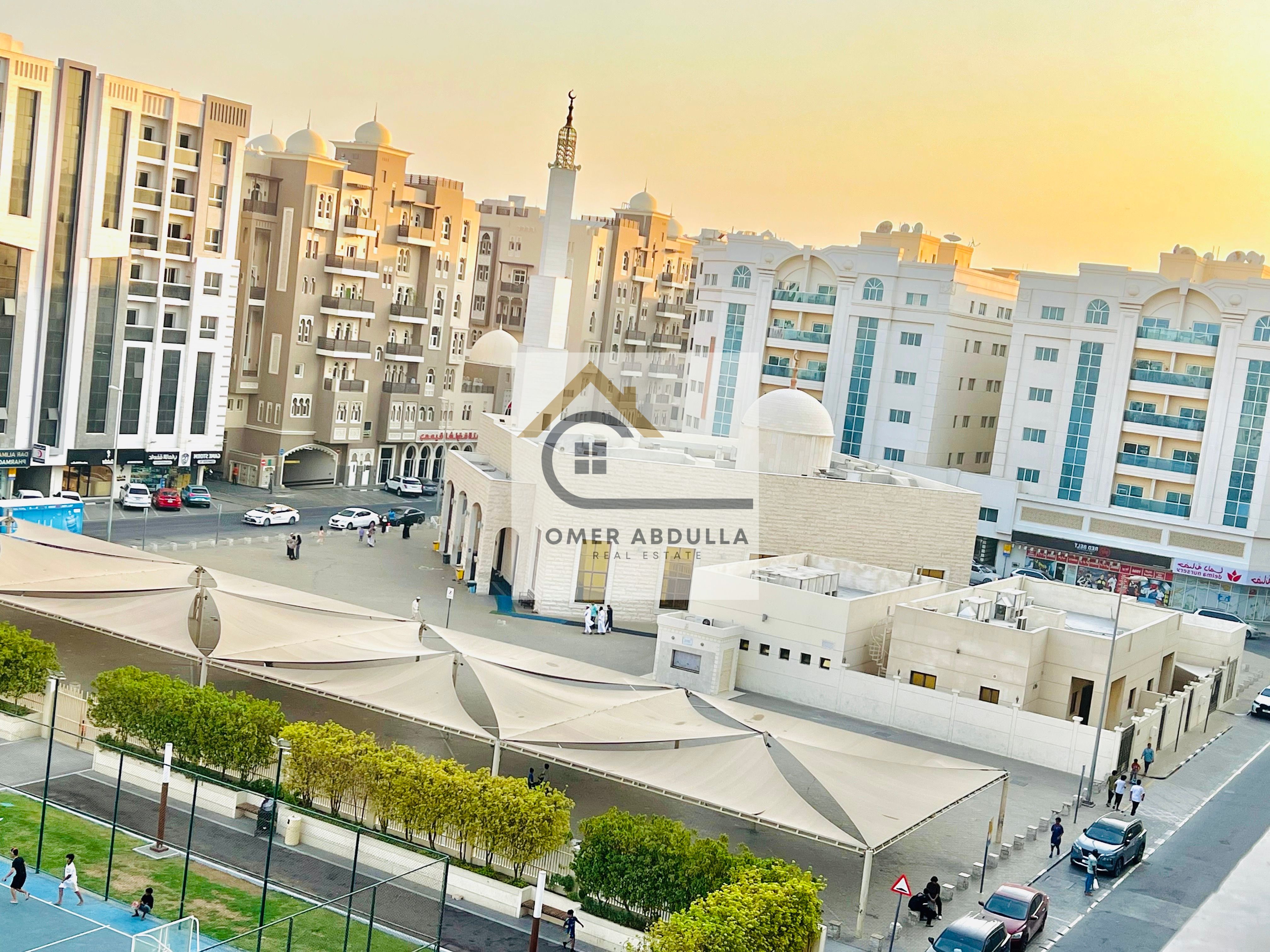 Front of Family park | spacious 2Br-Apartment with Balcony | Covered Parking | only 50k | Muwailih Commercial Sharjah